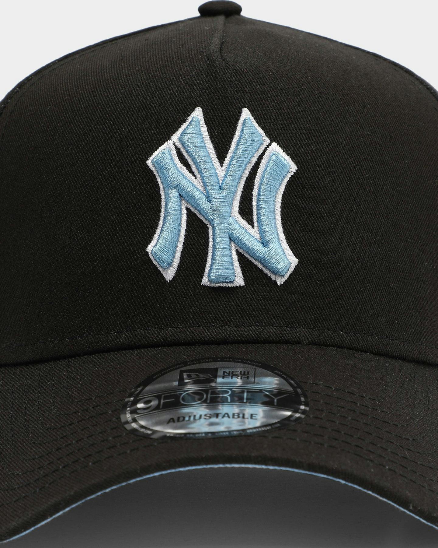 New Era New York Yankees 9forty A Frame Snapback Blacksky Blue