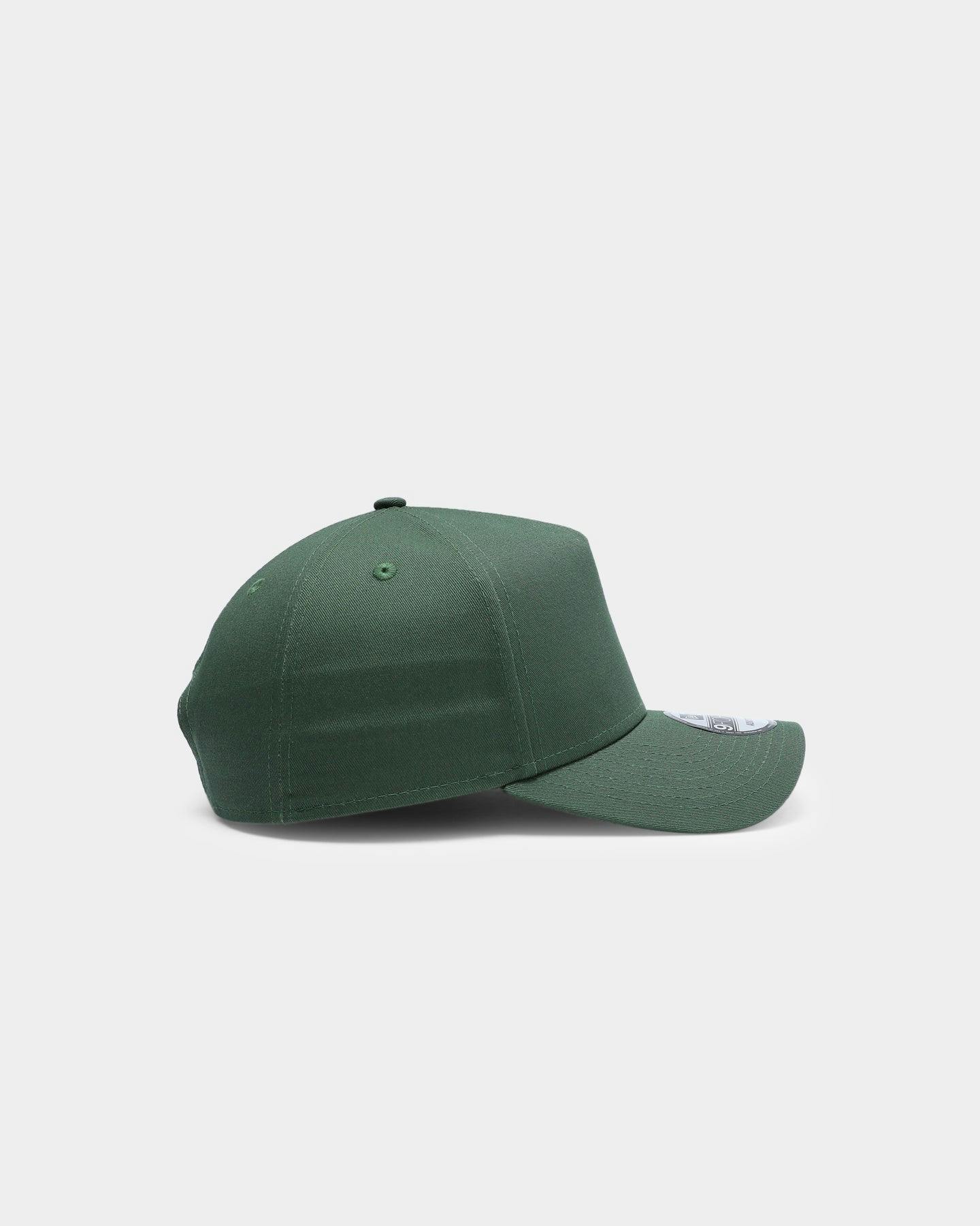 New Era Blank 9FORTY AFrame Snapback Dark Green Culture Kings NZ