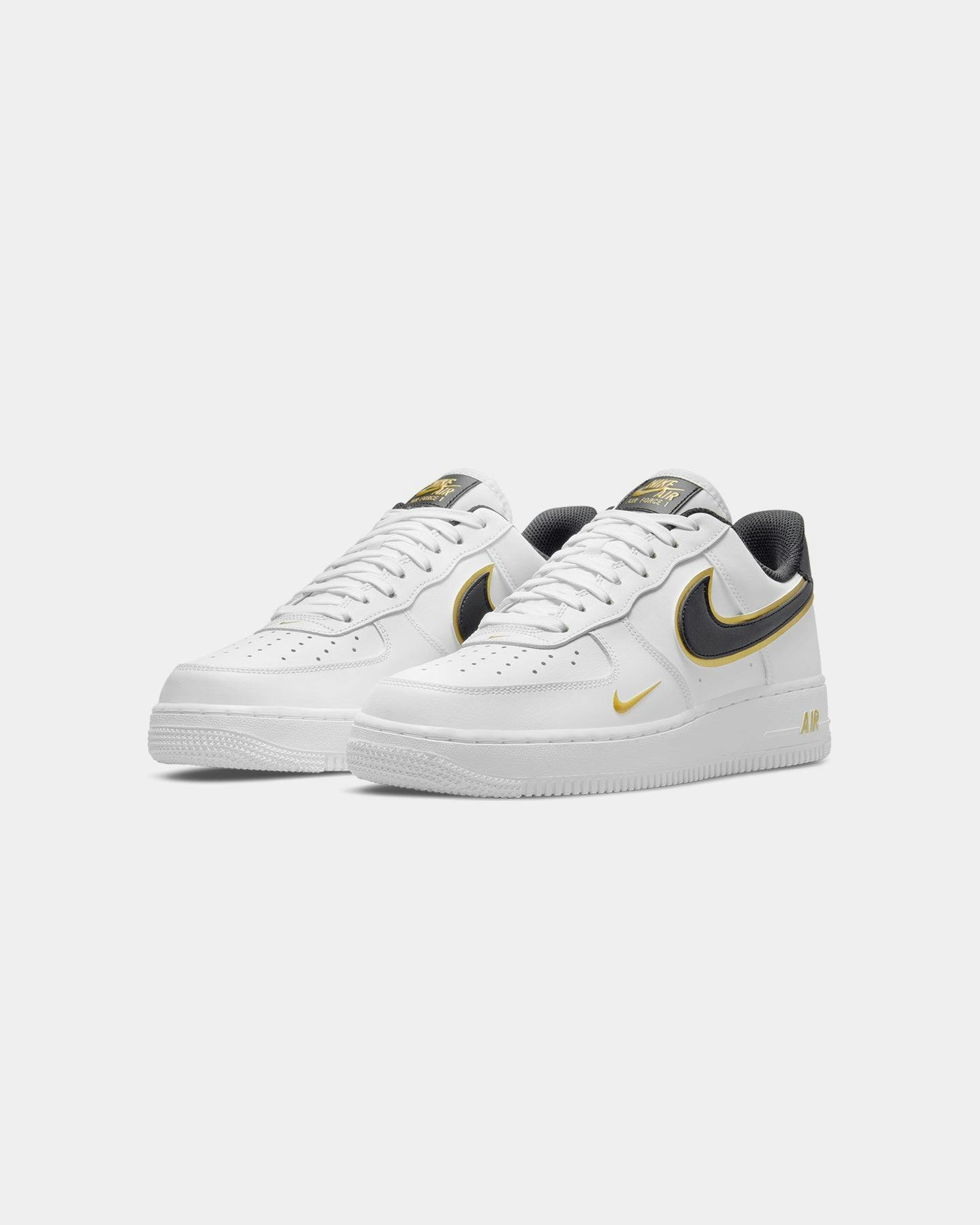 nike air force 1 07 lv8 black and gold