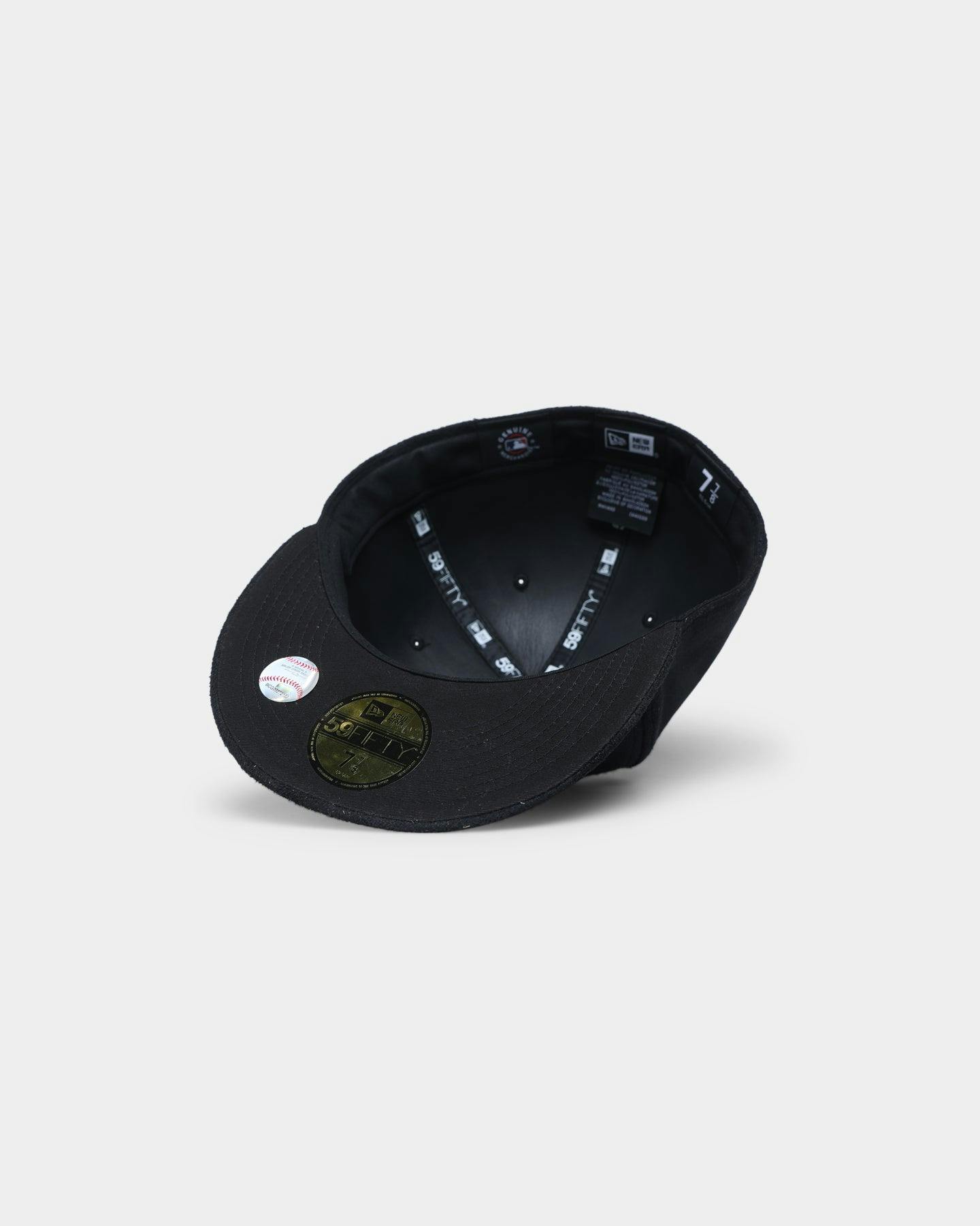 New Era Atlanta Braves Black Tan Suede 59FIFTY Fitted Black/Tan