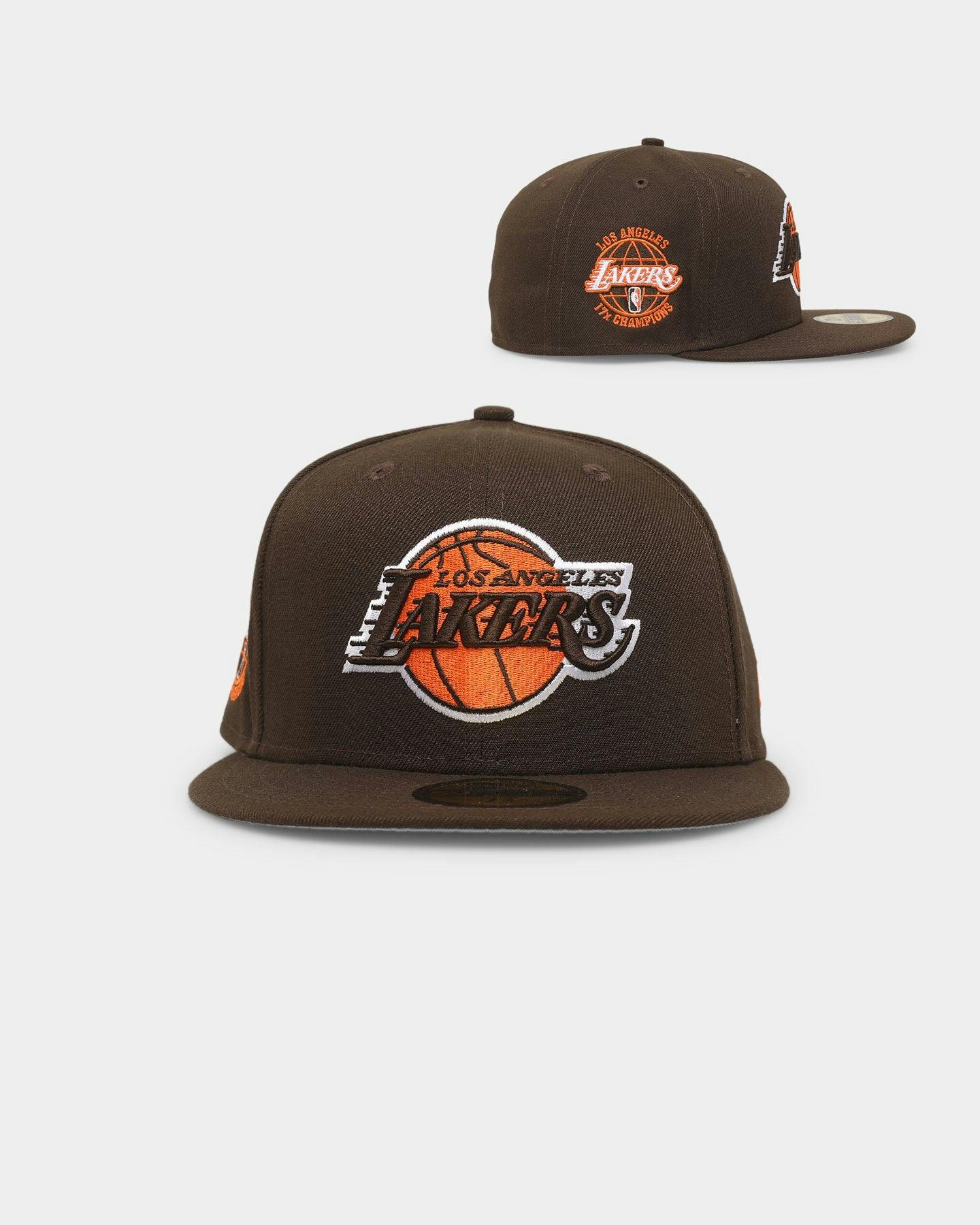 New Era Los Angeles Lakers 'Walnut Orange' 59FIFTY Fitted Brown/Orange