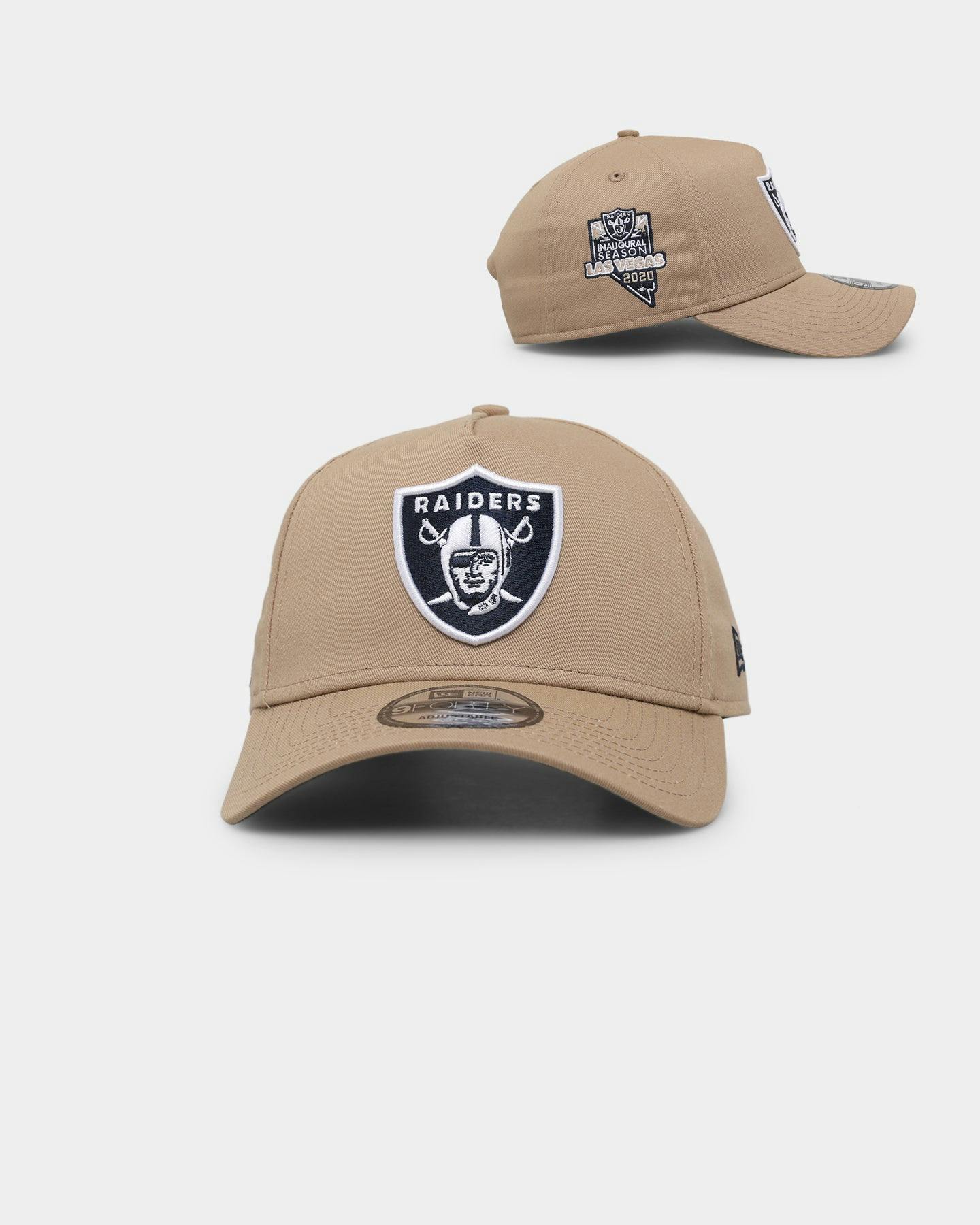 New Era Oakland Raiders 9FORTY A-Frame Snapback Light Beige