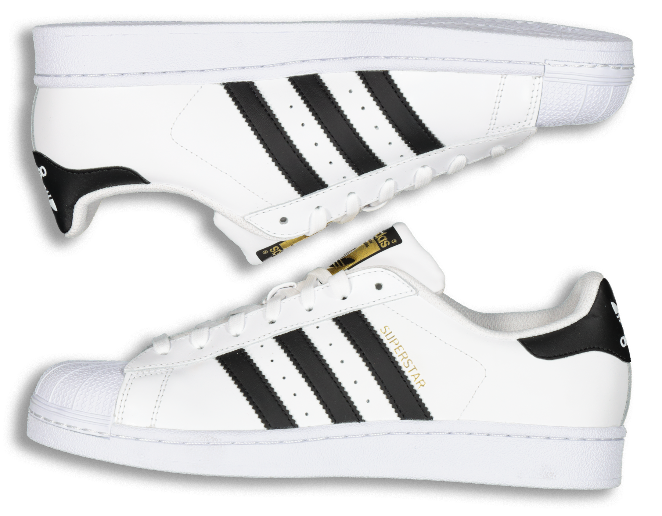 adidas superstar originals black and white