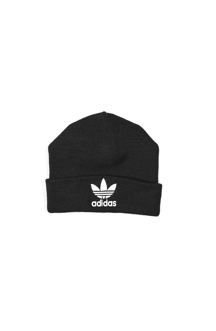 adidas trefoil beanie white