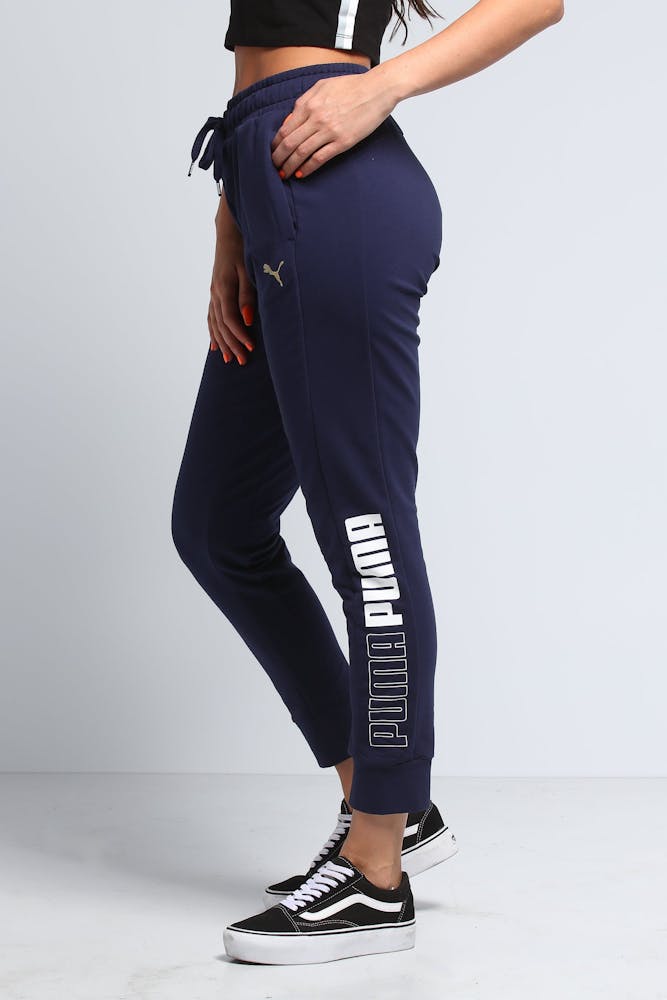 Puma Women's Modern Sport Track Pants Navy | Culture Kings NZ