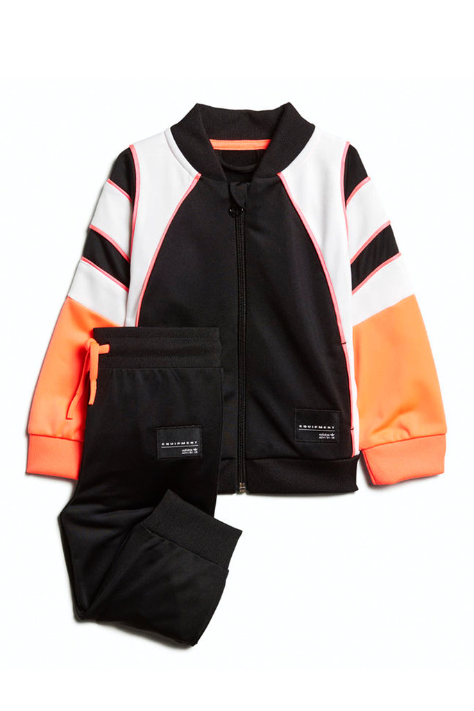 Adidas Infant EQT Tracksuit Set BlackWhite Adidas Infant EQT Tracksuit Set BlackWhite