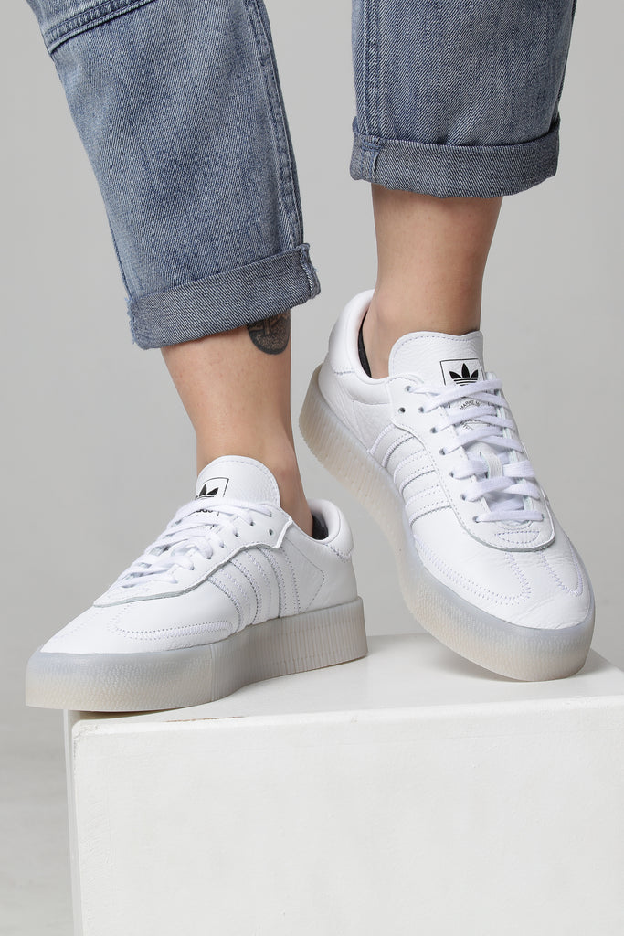 Adidas Women's Sambarose White/White/White Adidas Women's Sambarose White/White/White