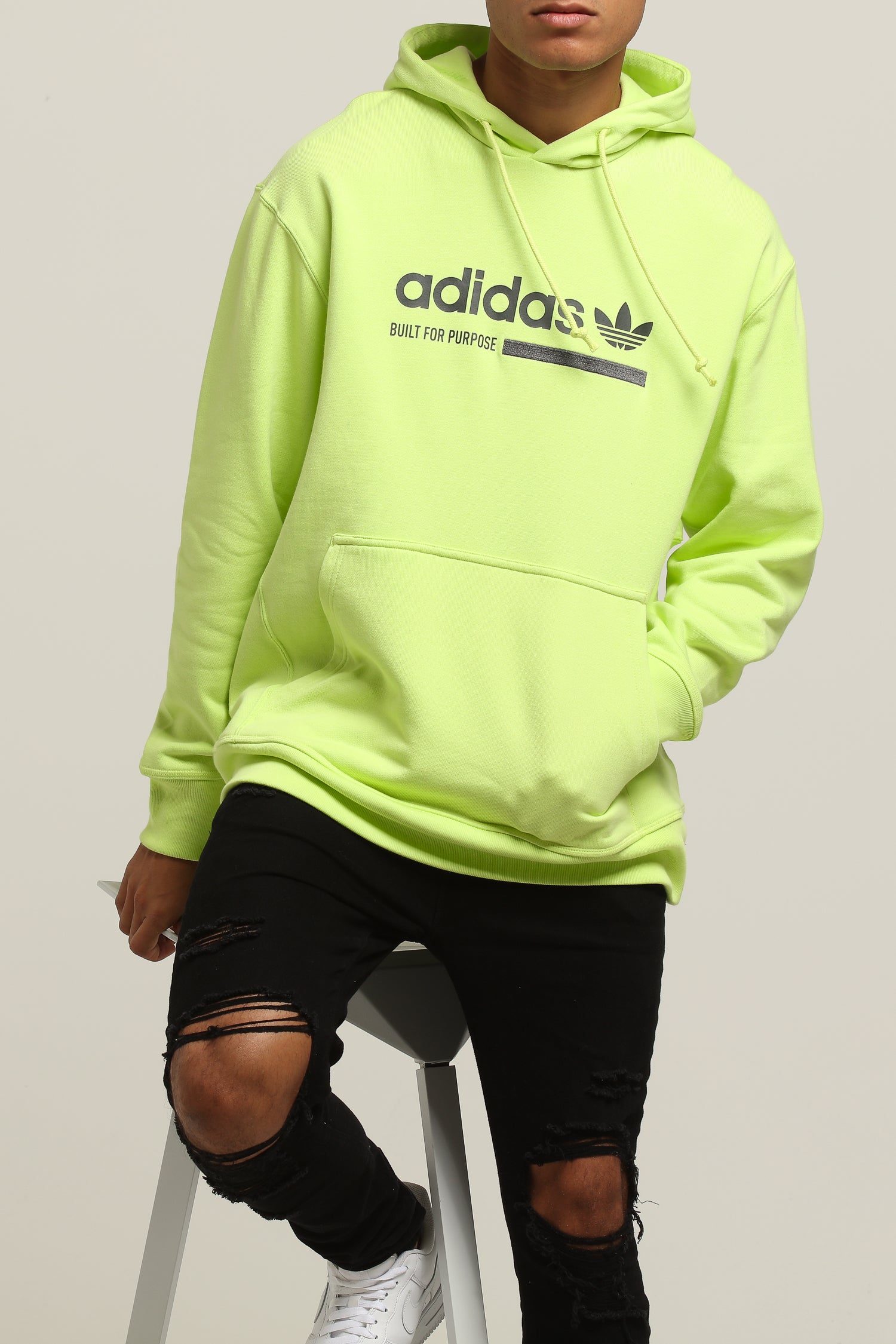 lime green adidas hoodie