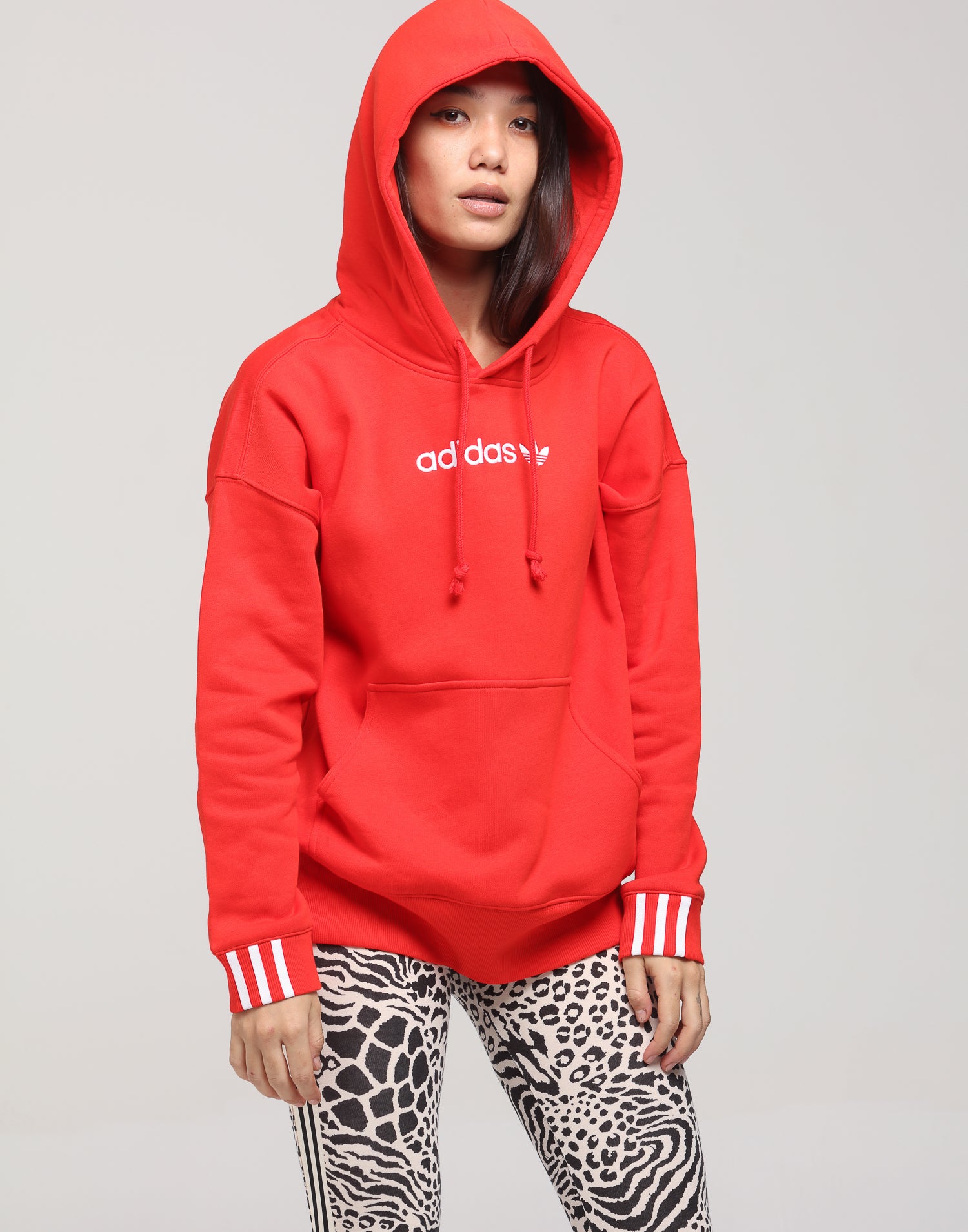 adidas coeeze hoodie red