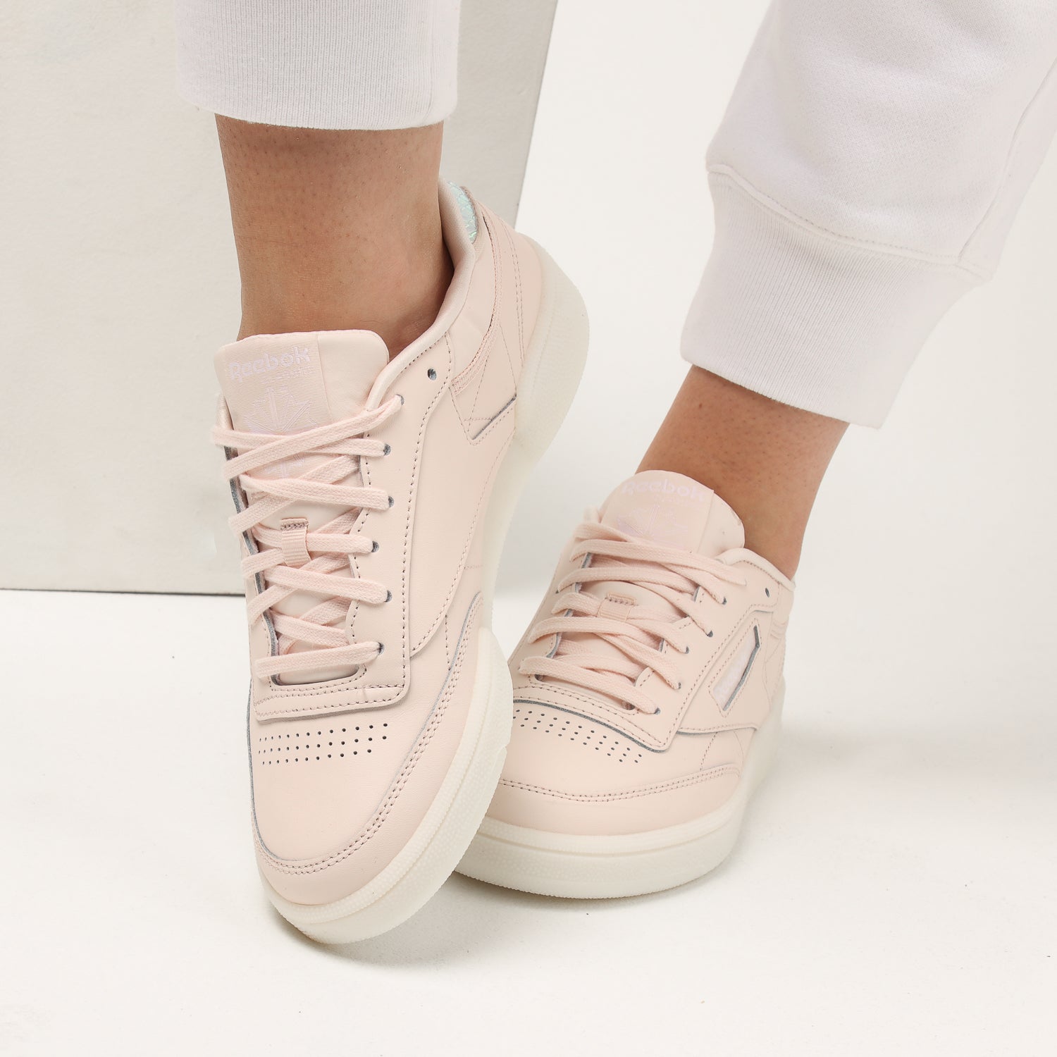 light pink reebok