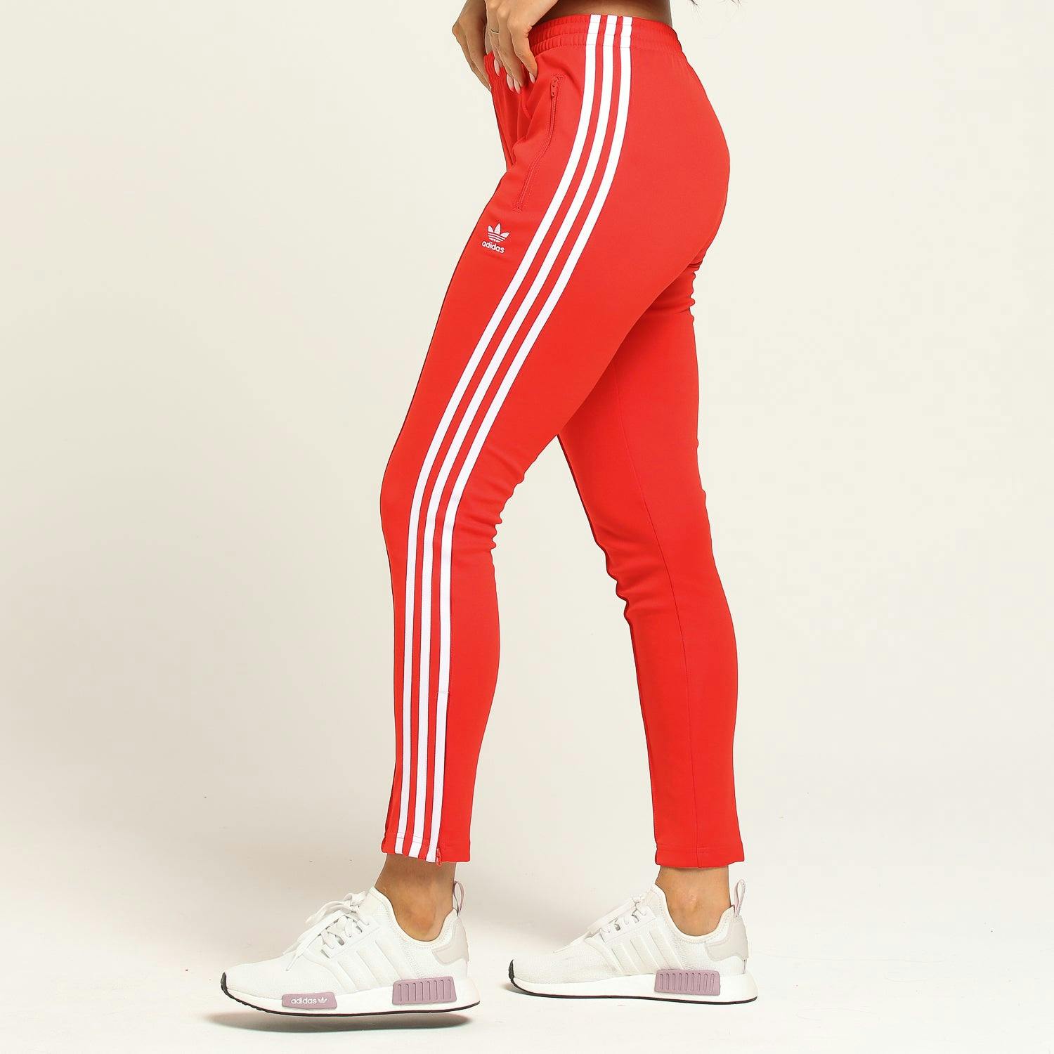 Adidas Women's Love Tracksuit Pants Red | Culture Kings NZ