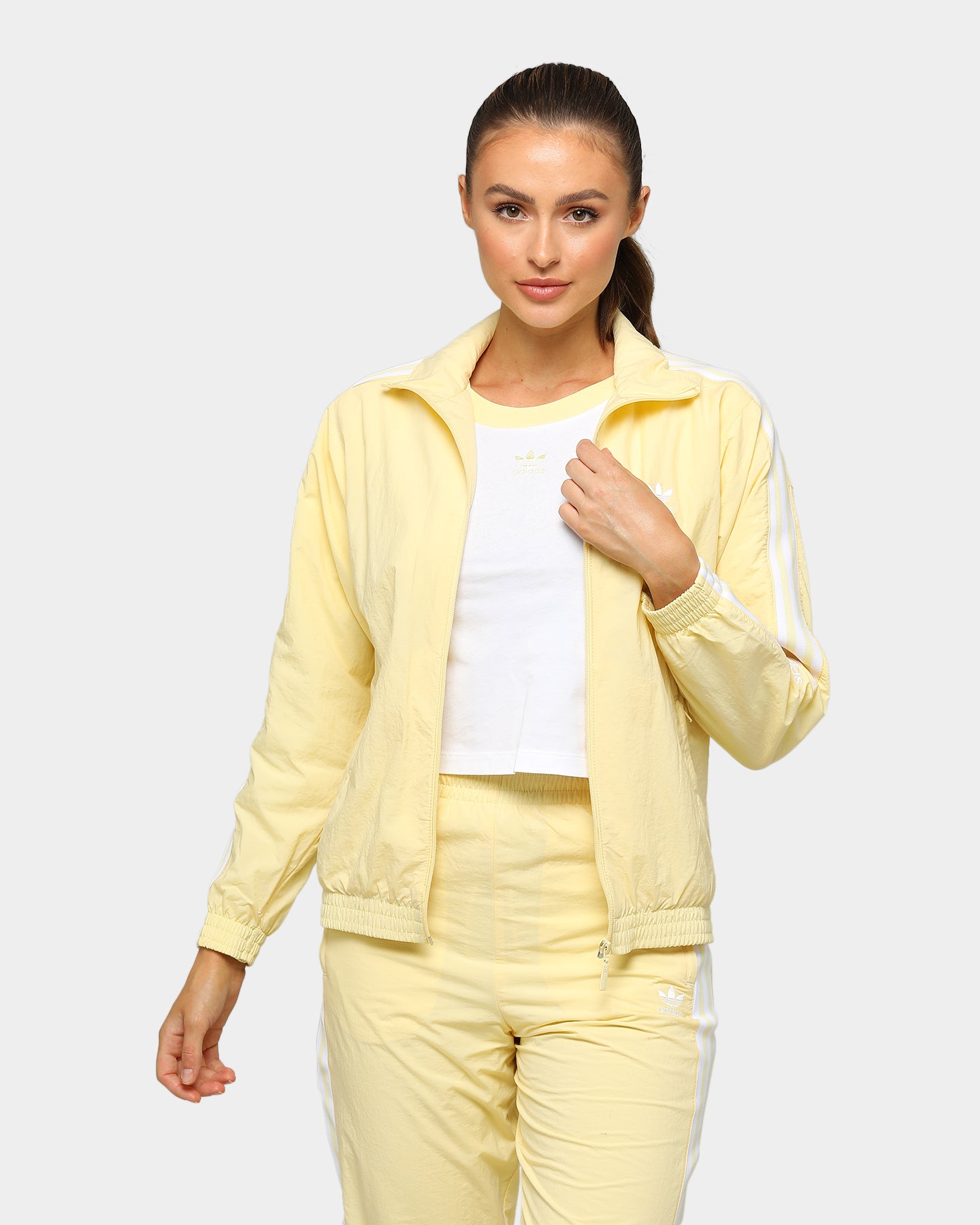 yellow adidas hoodie womens