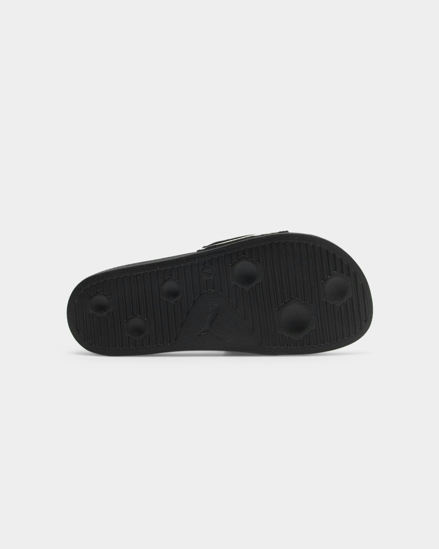 puma men's leadcat suede slide sandal