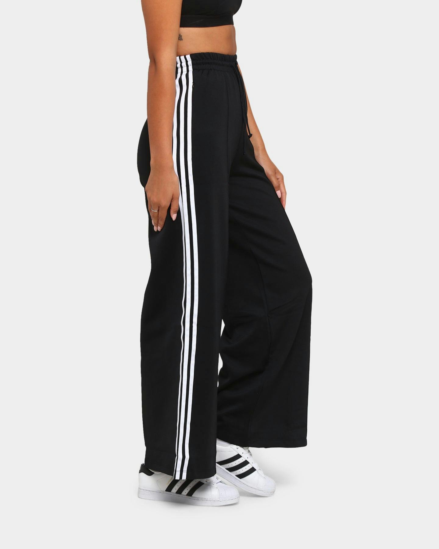 Adidas Women's Primeblue Relaxed Wide Leg Pants Black | Culture Kings NZ