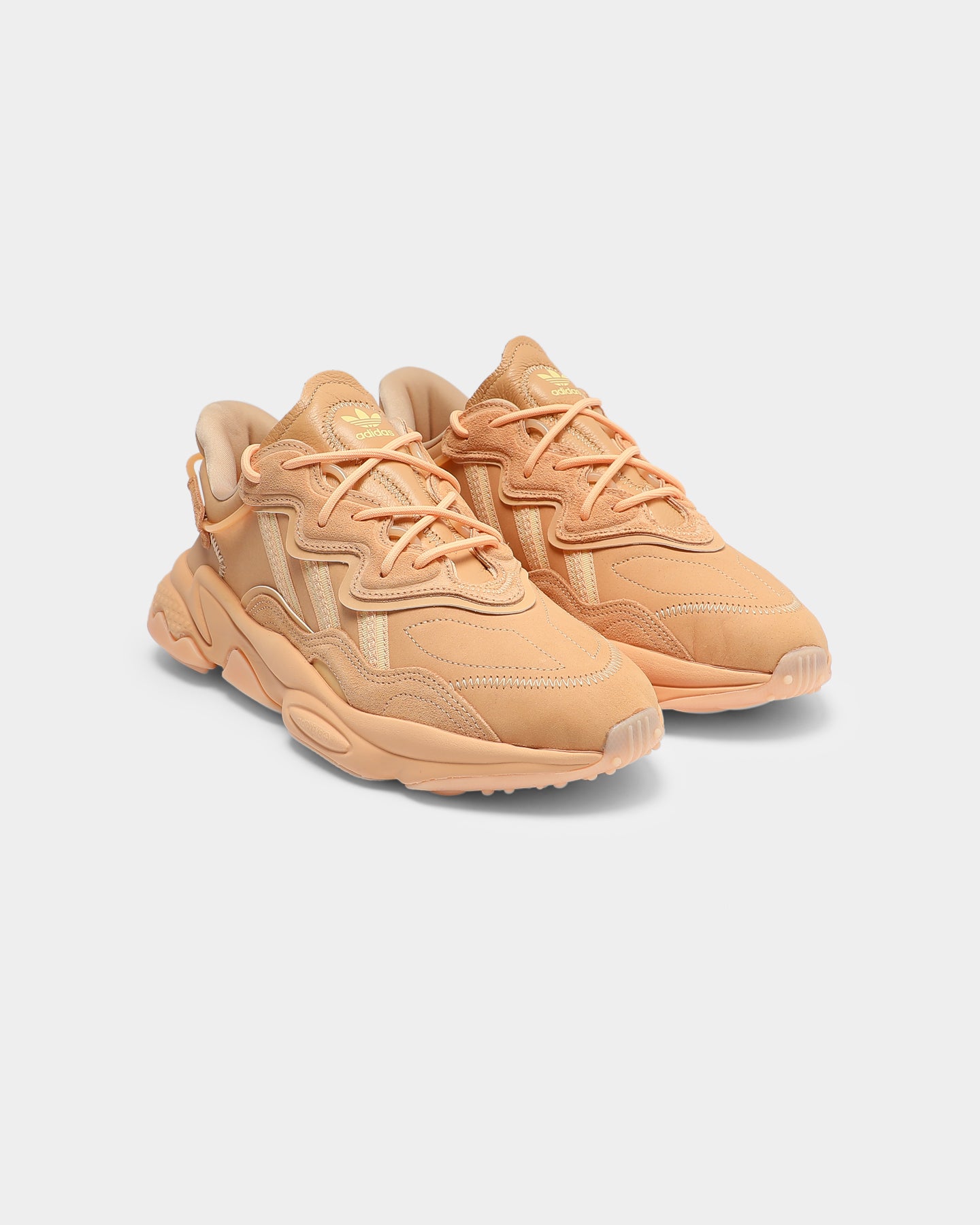 ozweego orange on feet