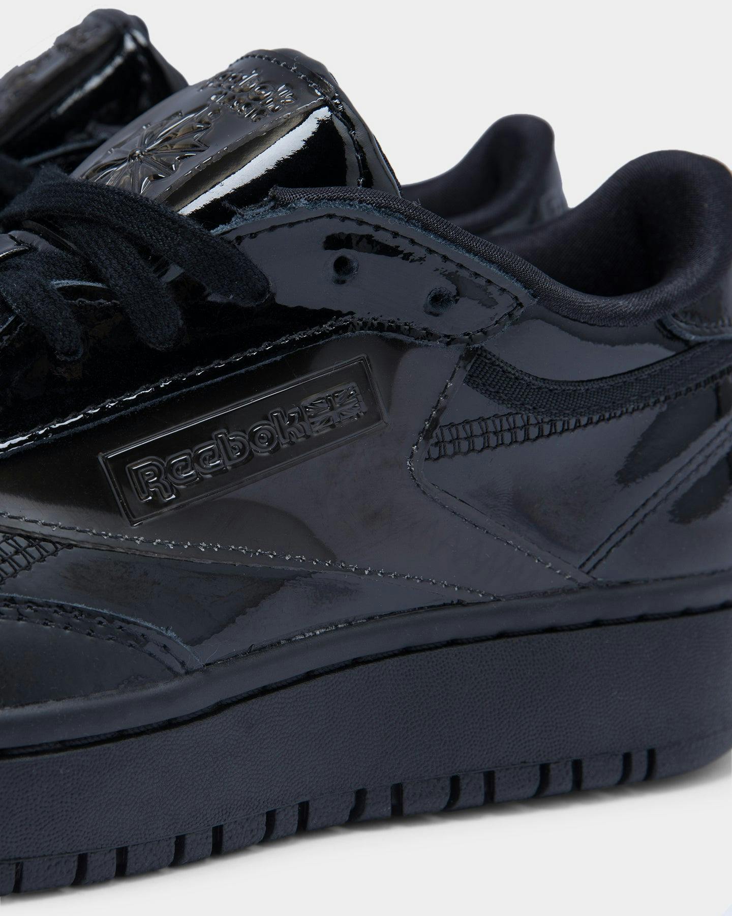 reebok club c double in chalk and black