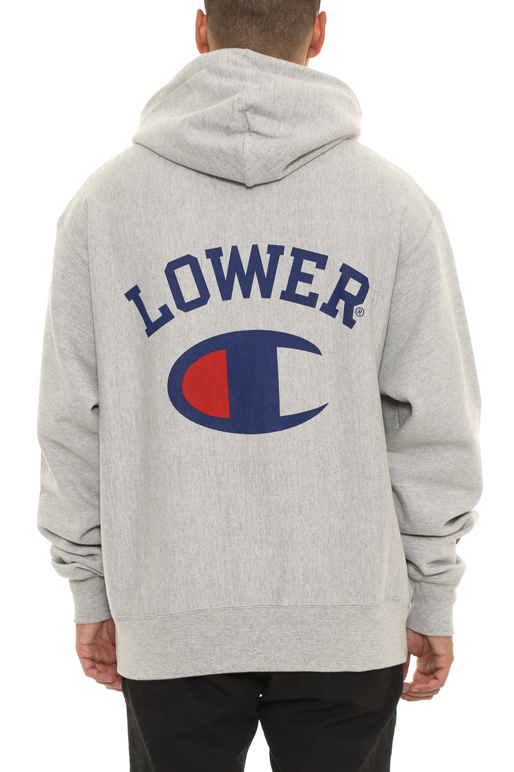 lower champion hoodie