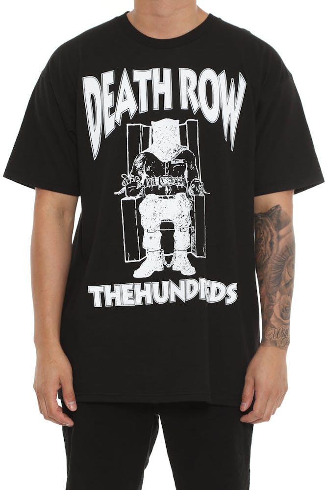 The Hundreds X Death Row Records Death Row Classic Tee Black