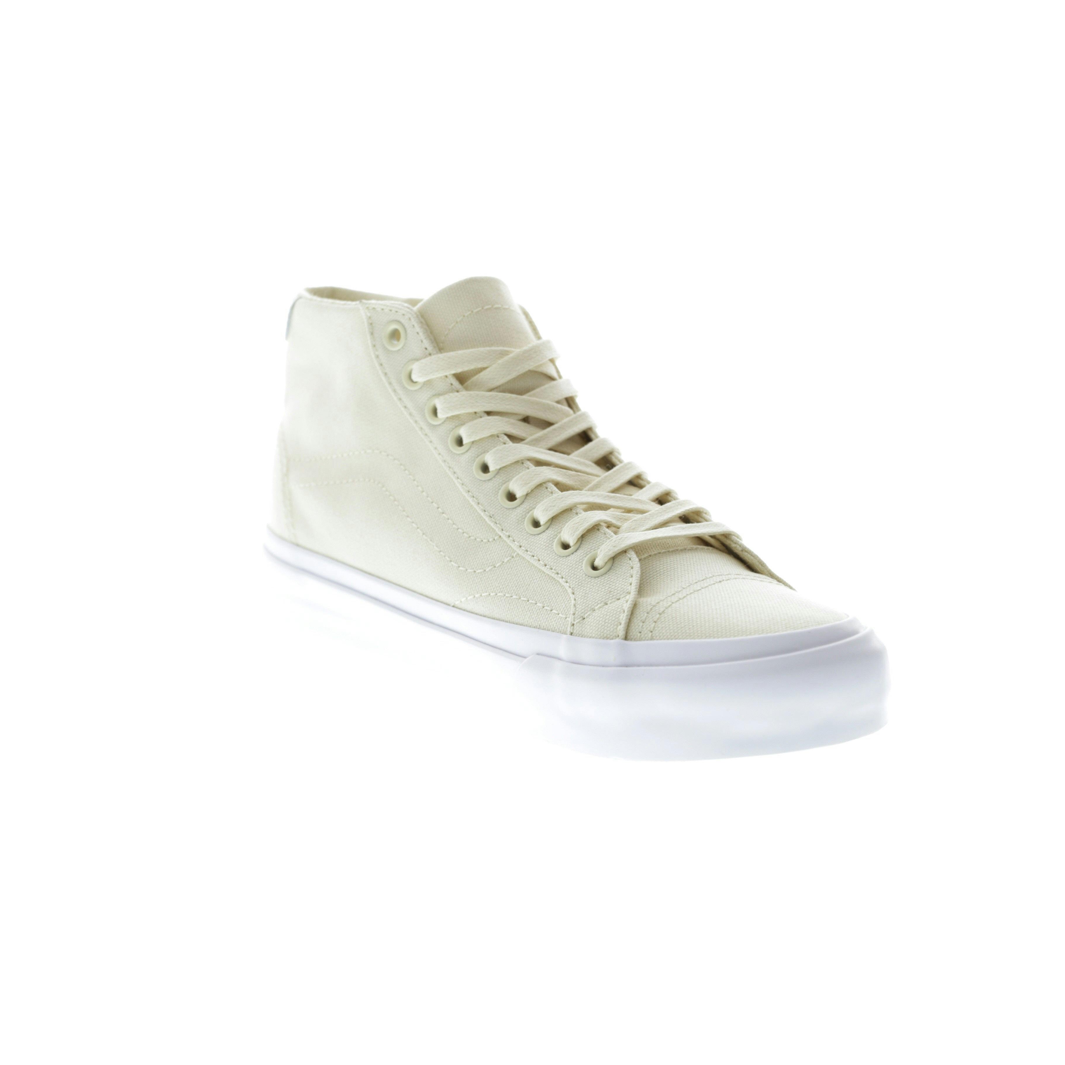 white cream vans