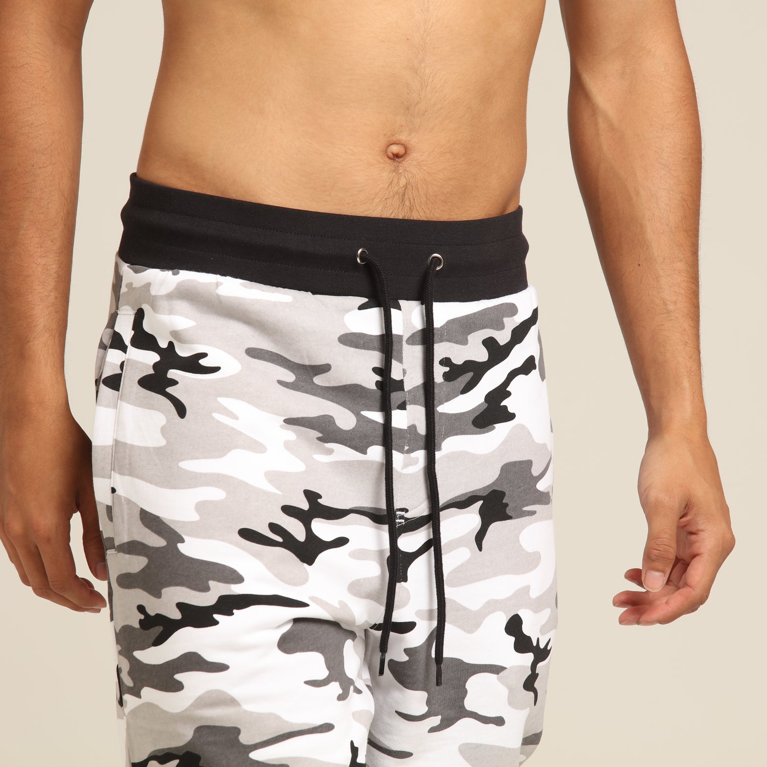 snow camo sweatpants