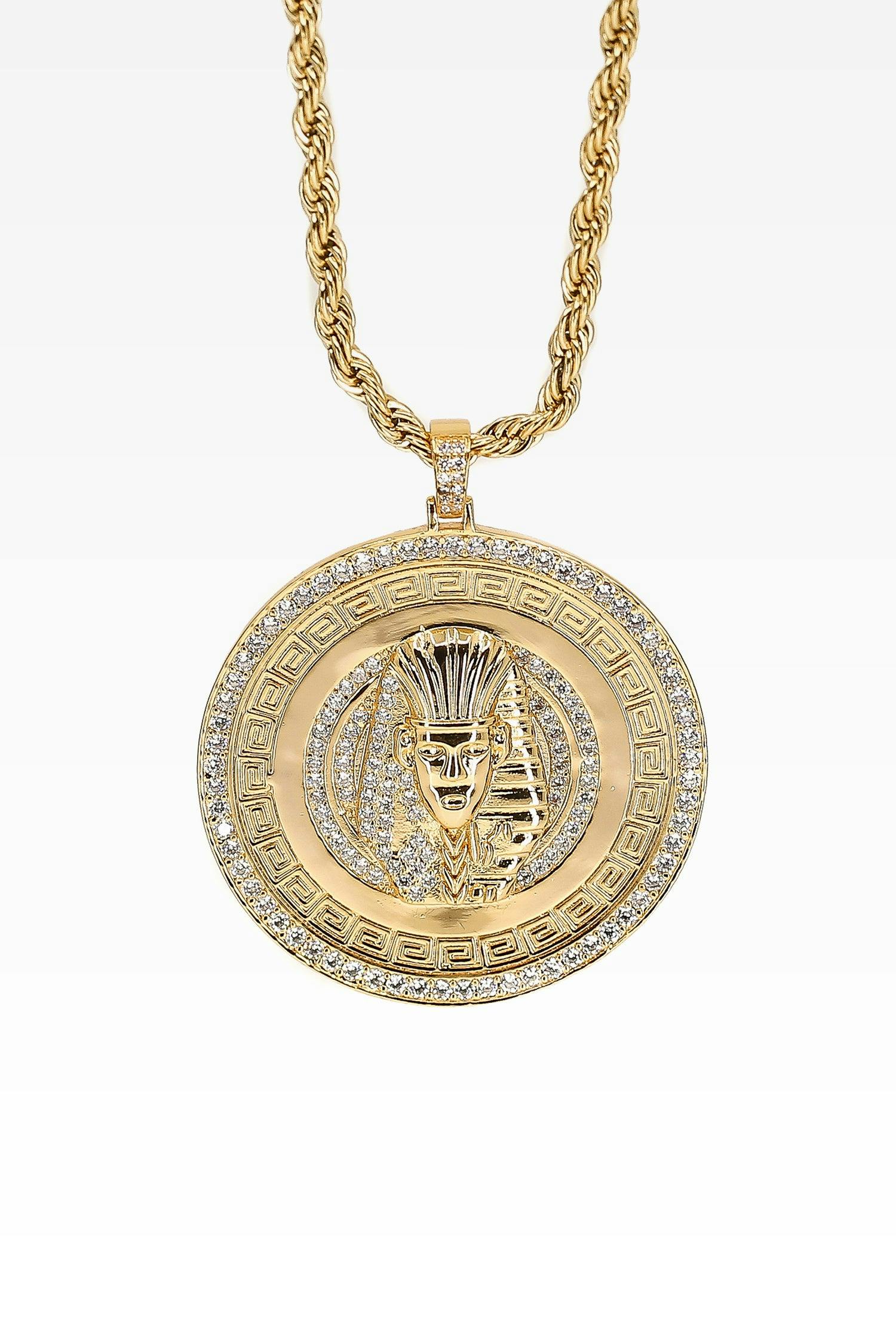 Last King Emblem Pendant & Chain Gold Culture Kings NZ