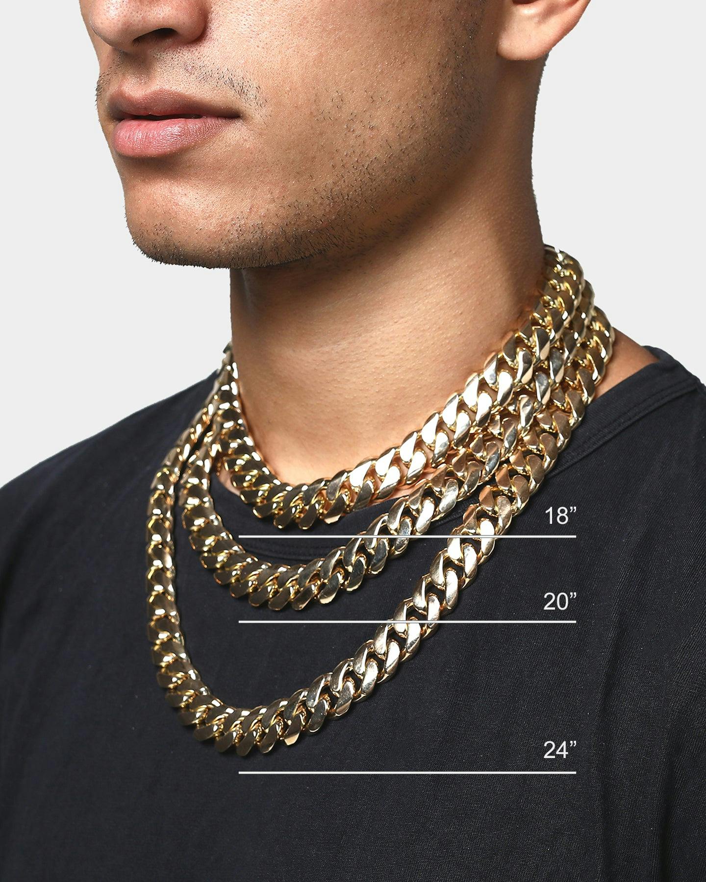 HOUSE OF AURIC 18MM CUBAN LINK 20