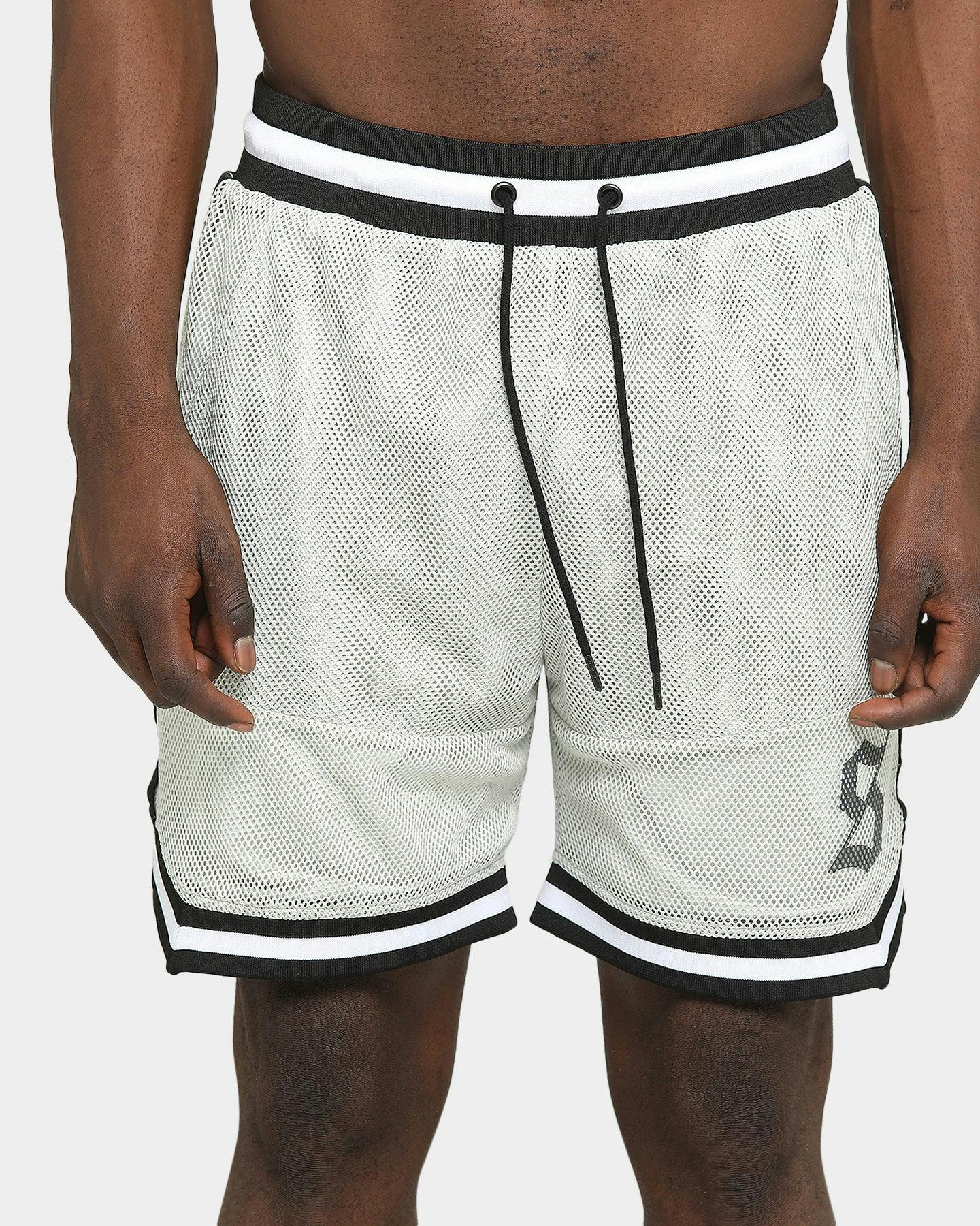 Saint Morta Essentials Basketball Shorts Light/Grey | Culture Kings NZ