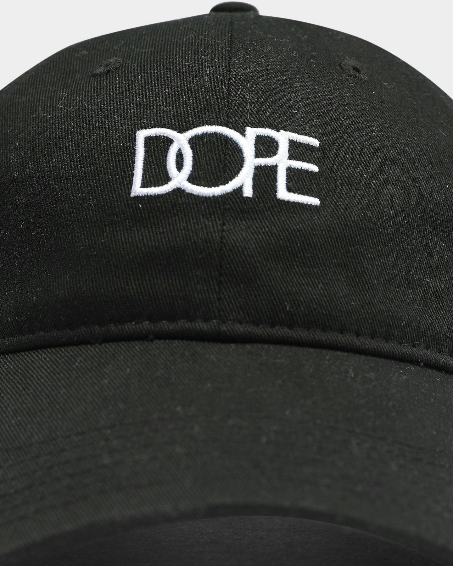 Dope Men's Logo Strapback Cap Black/White
