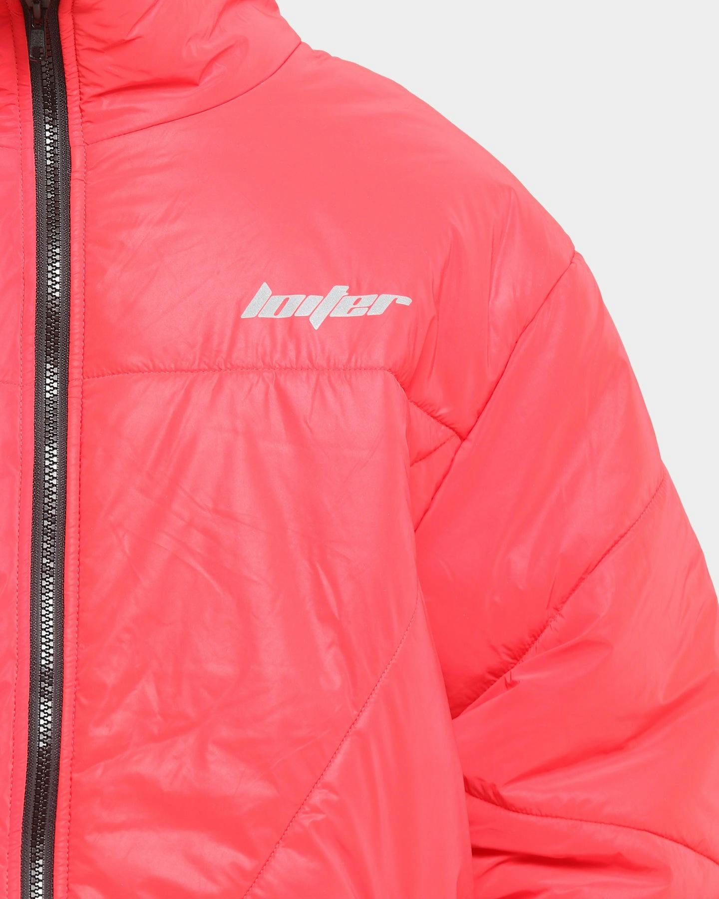 Loiter Spectrum Puffer Jacket Red | Culture Kings NZ