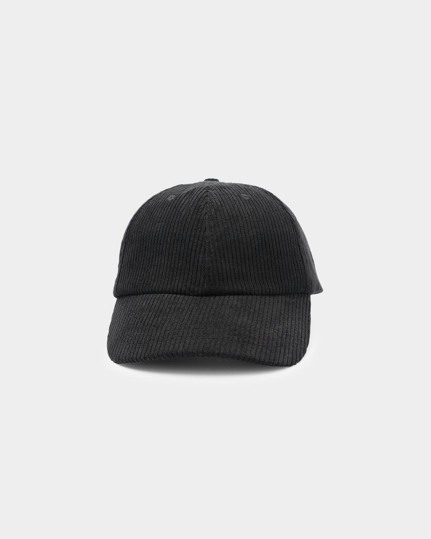 EN ES Corduroy Strapback Black