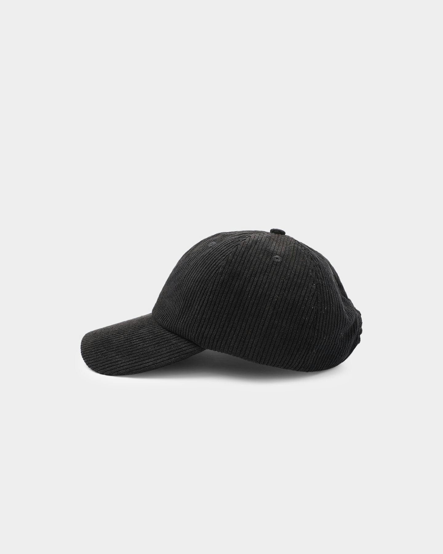 EN ES Corduroy Strapback Black