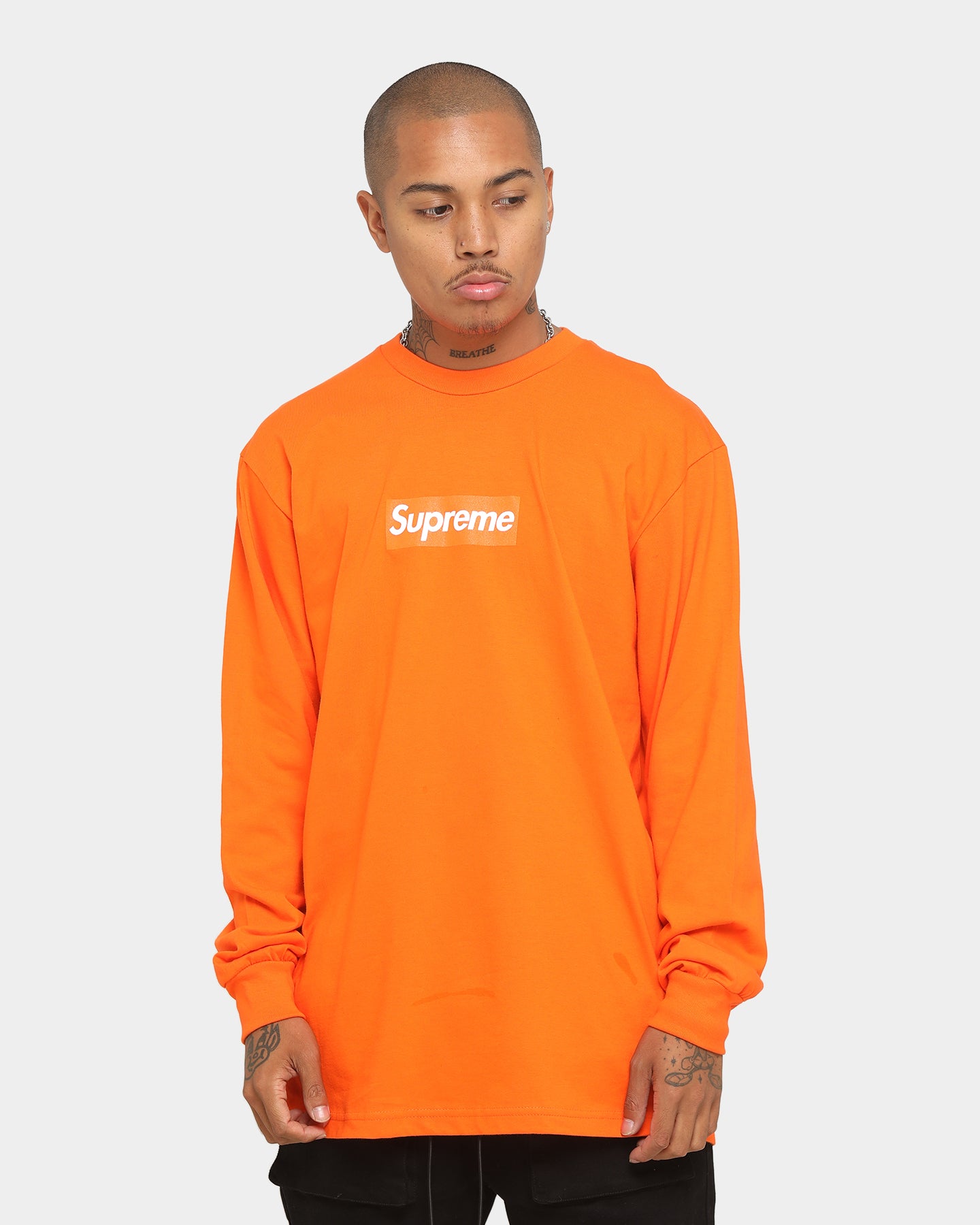 supreme shirt orange