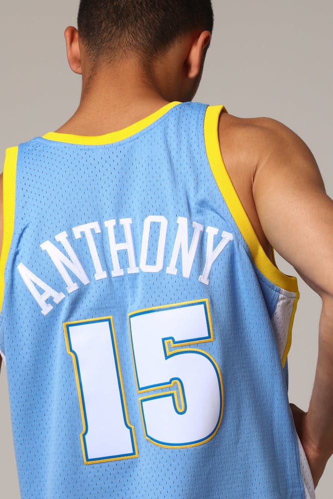 Mitchell Ness Denver Nuggets Carmelo Anthony 15 Nba Jersey Sky