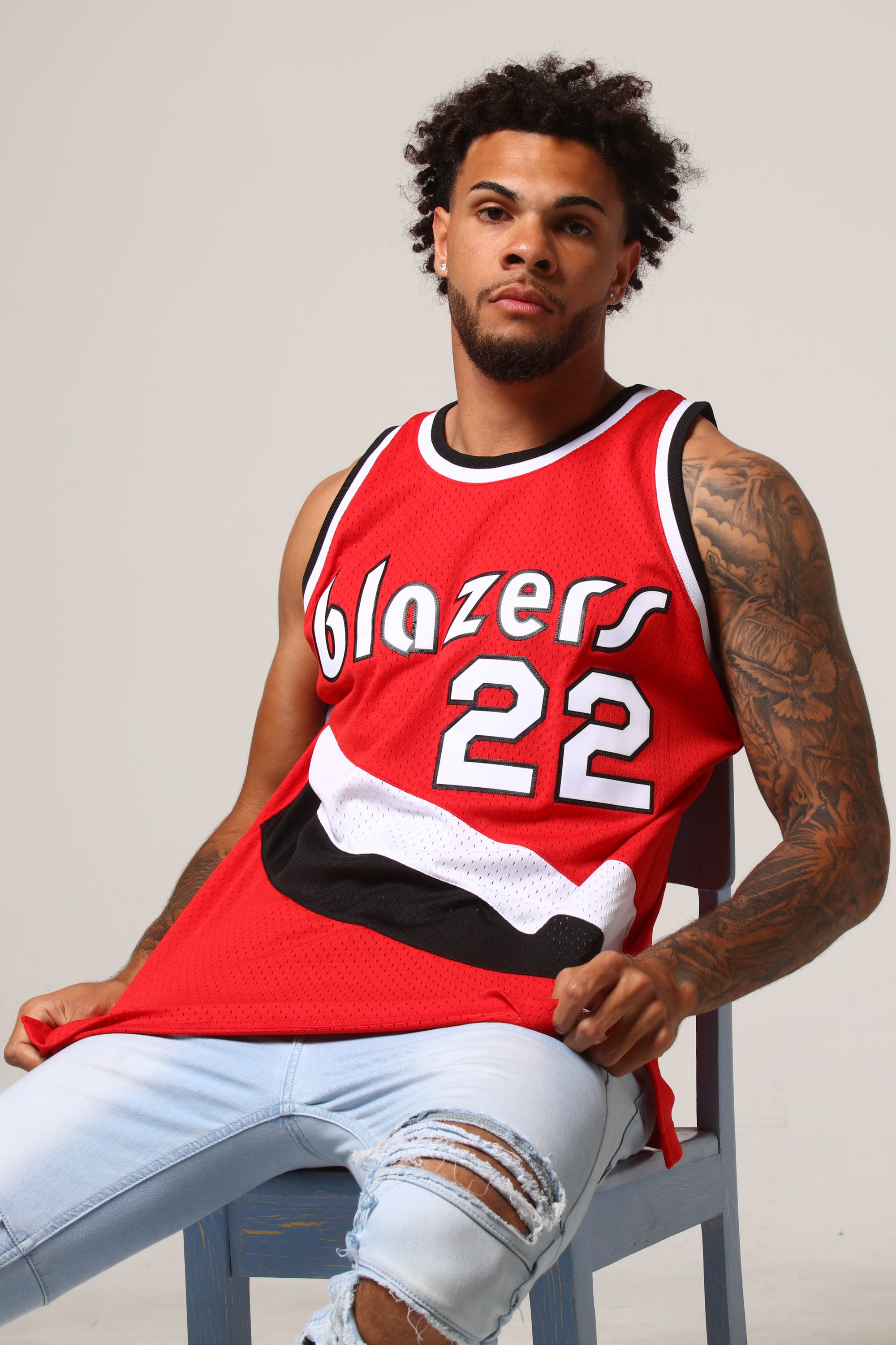portland trail blazers clyde drexler jersey