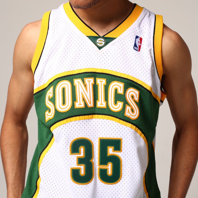 Mitchell & Ness Seattle Supersonics Kevin Durant #35 NBA ...