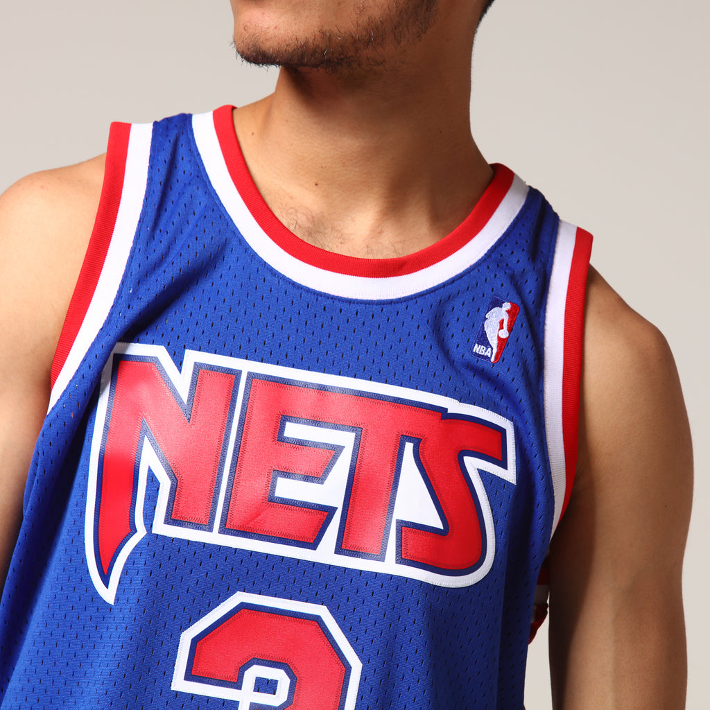 Mitchell & Ness New Jersey Nets Drazen Petrovic #3 NBA Jersey Royal Mitchell & Ness New Jersey Nets Drazen Petrovic #3 NBA Jersey Royal