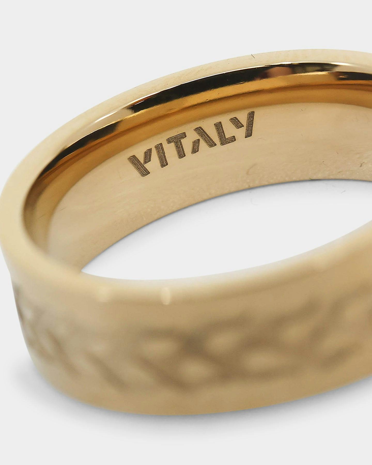 Vitaly Unisex Pyro Ring Gold Culture Kings NZ