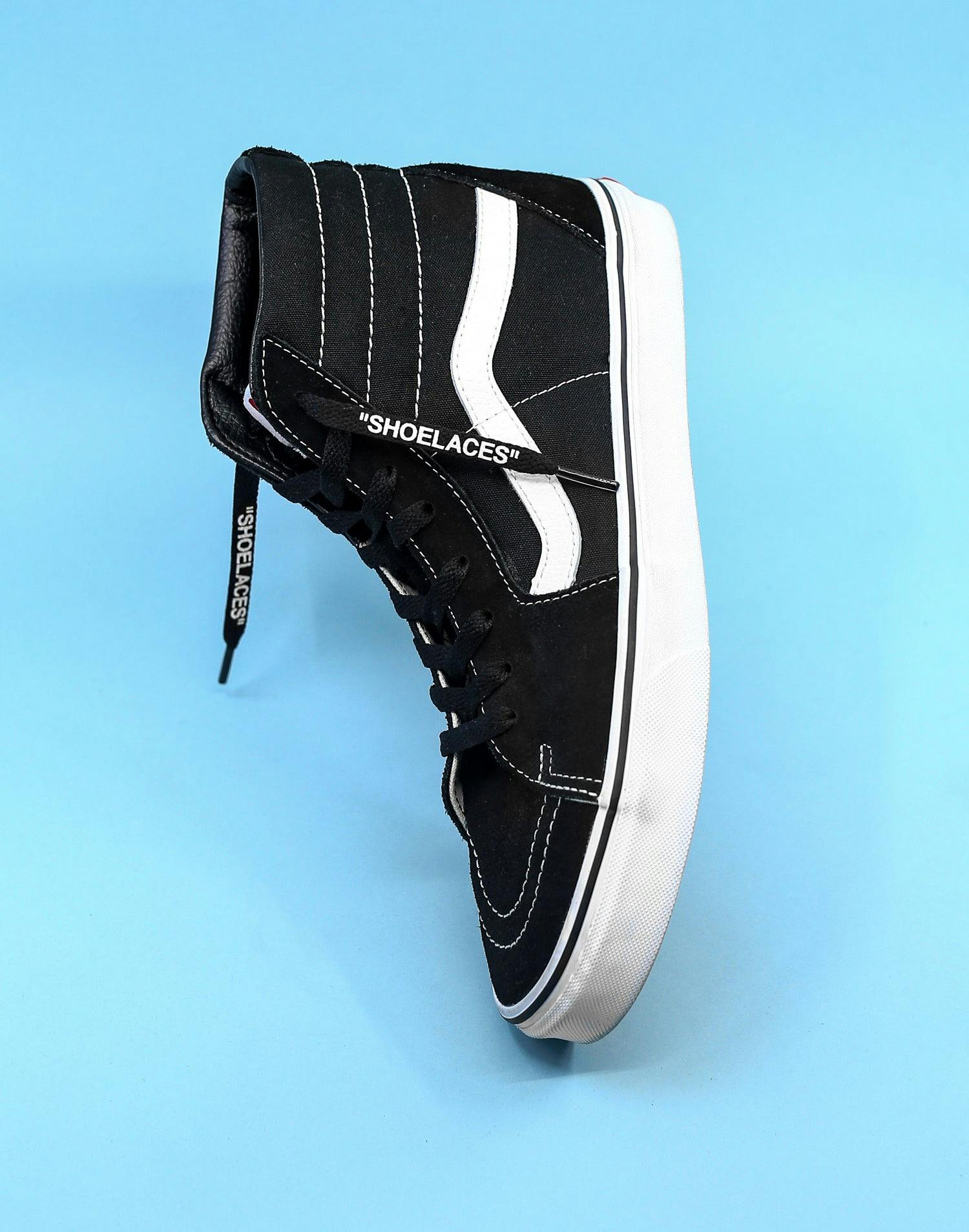 Lacespace &quot;ShoeLaces&quot; Black/White Culture Kings NZ