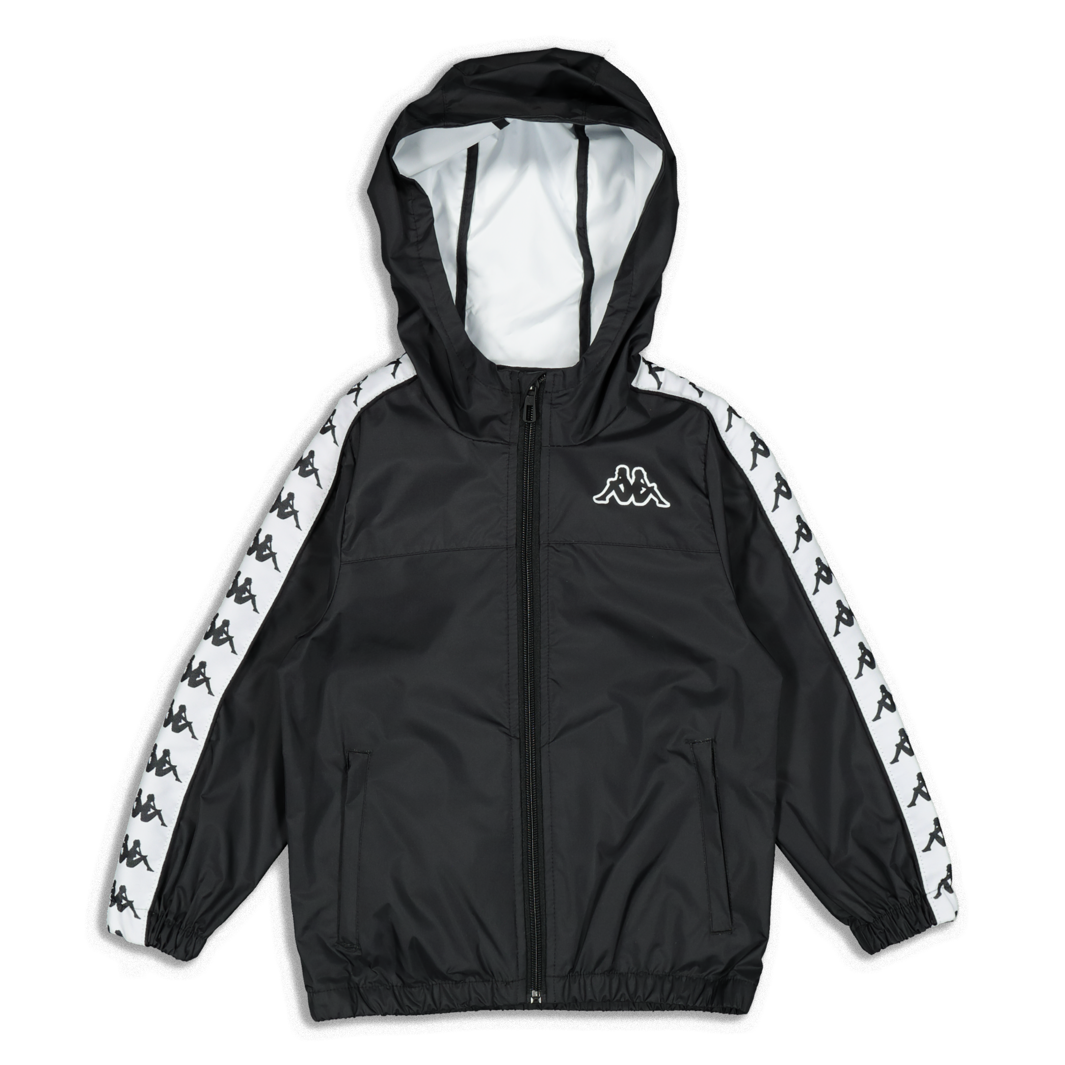 kappa black and white jacket