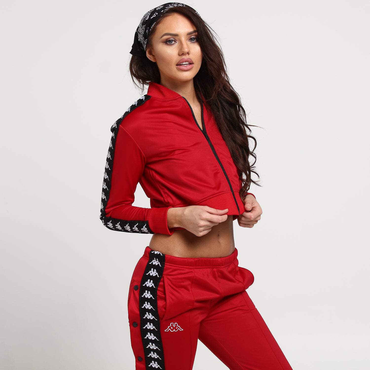 red kappa pants womens