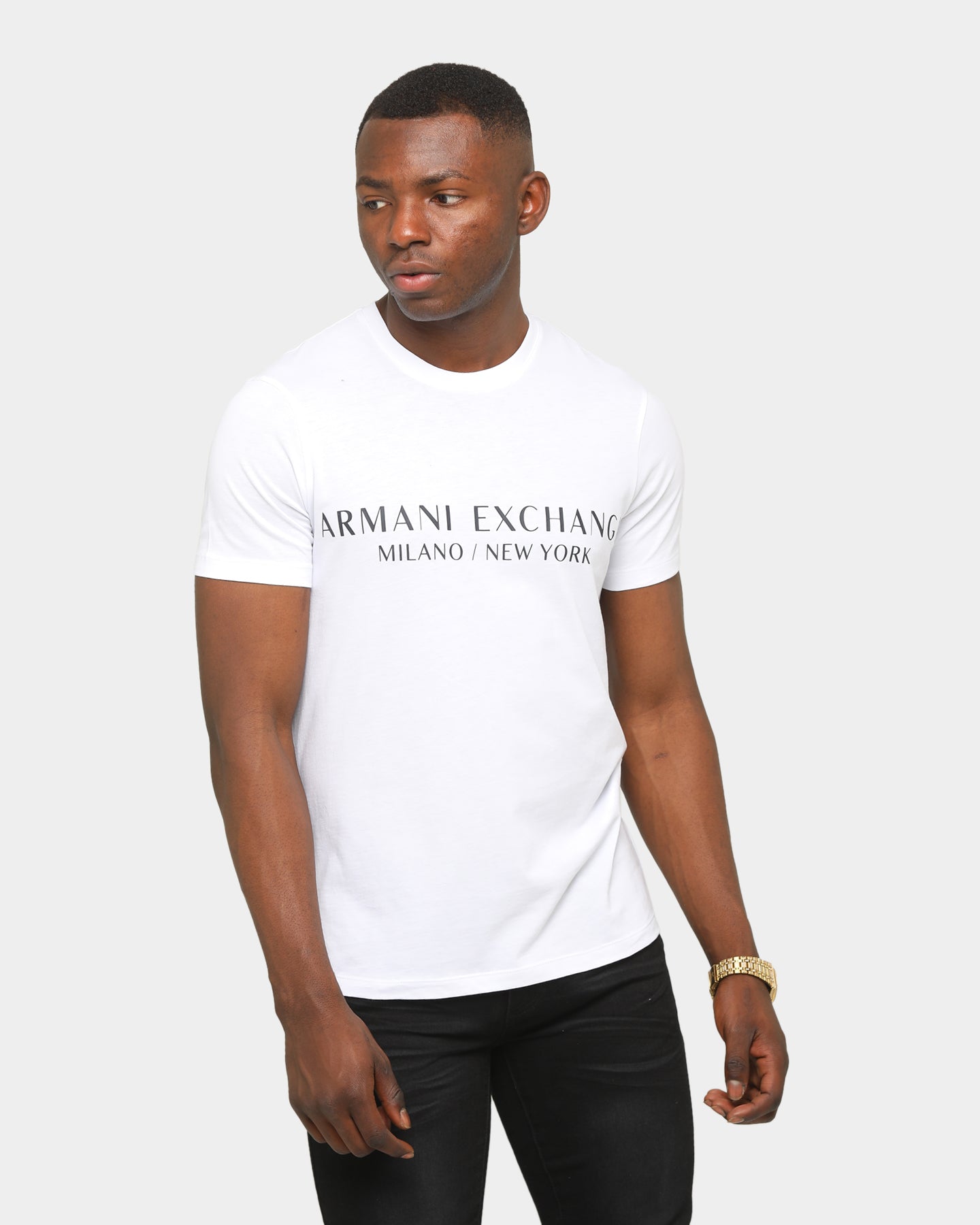 armani t shirt white