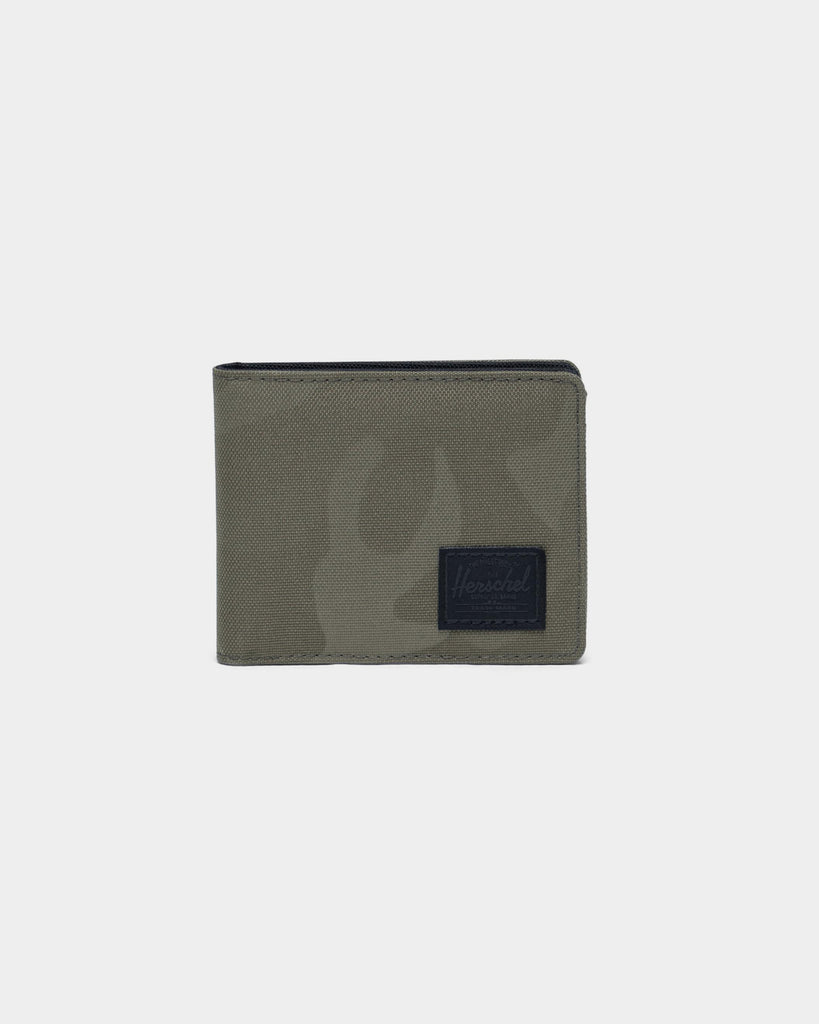 HERSCHEL BAG CO ROY + COIN Wallet Olive/Tonal Camo