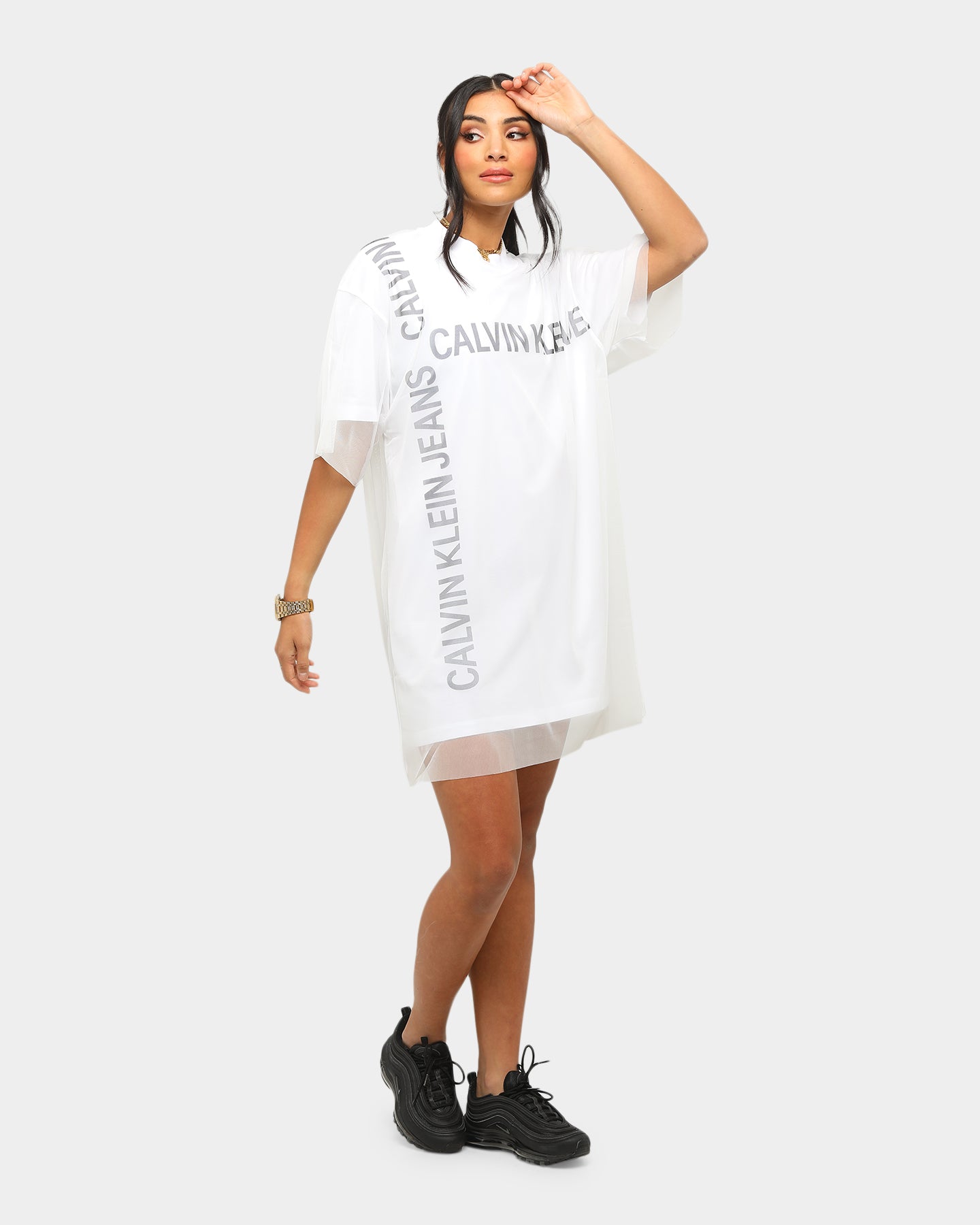 calvin klein tshirt dress