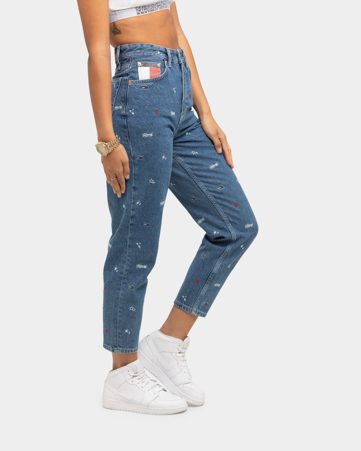 high rise mom jeans tommy