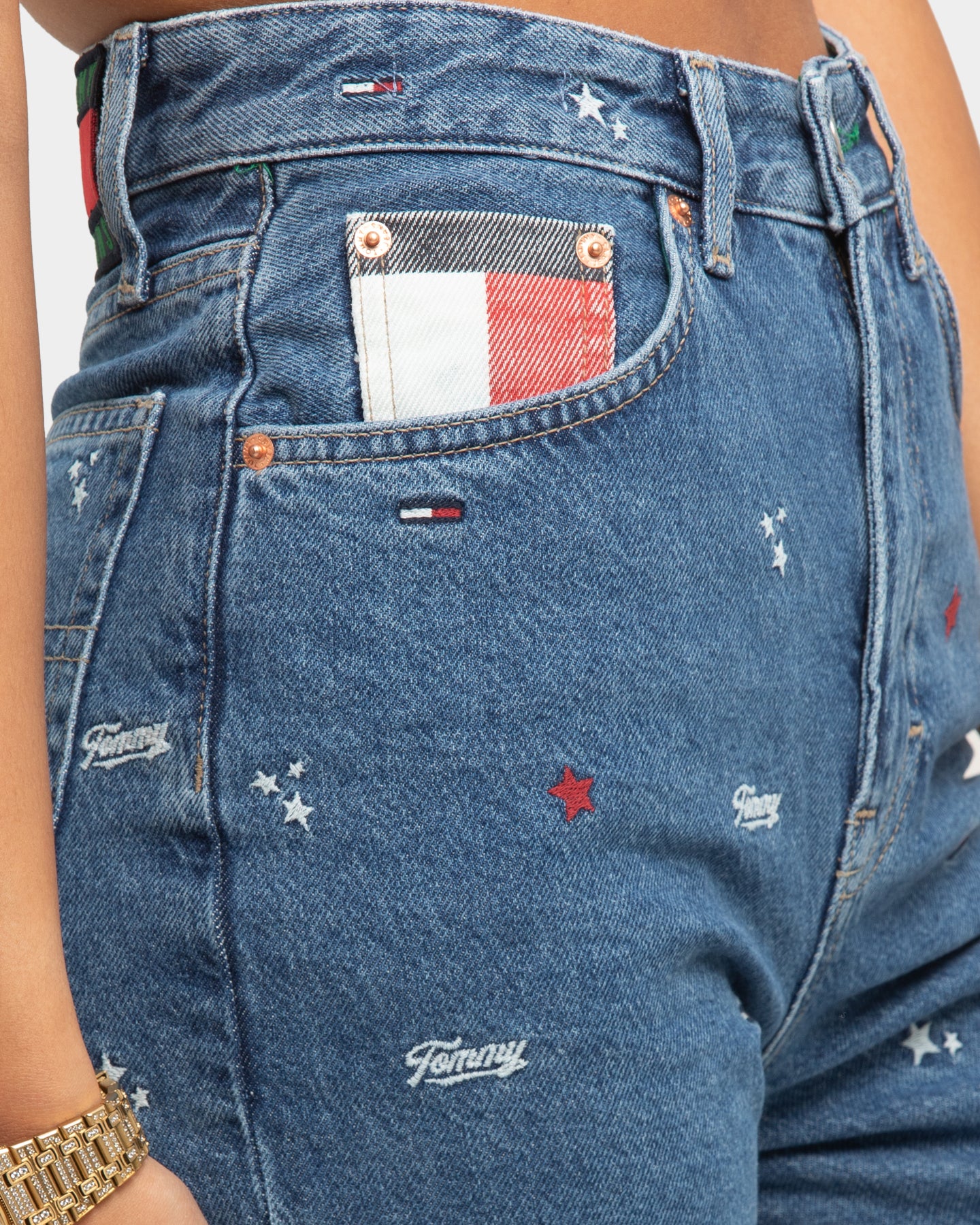 high rise mom jeans tommy