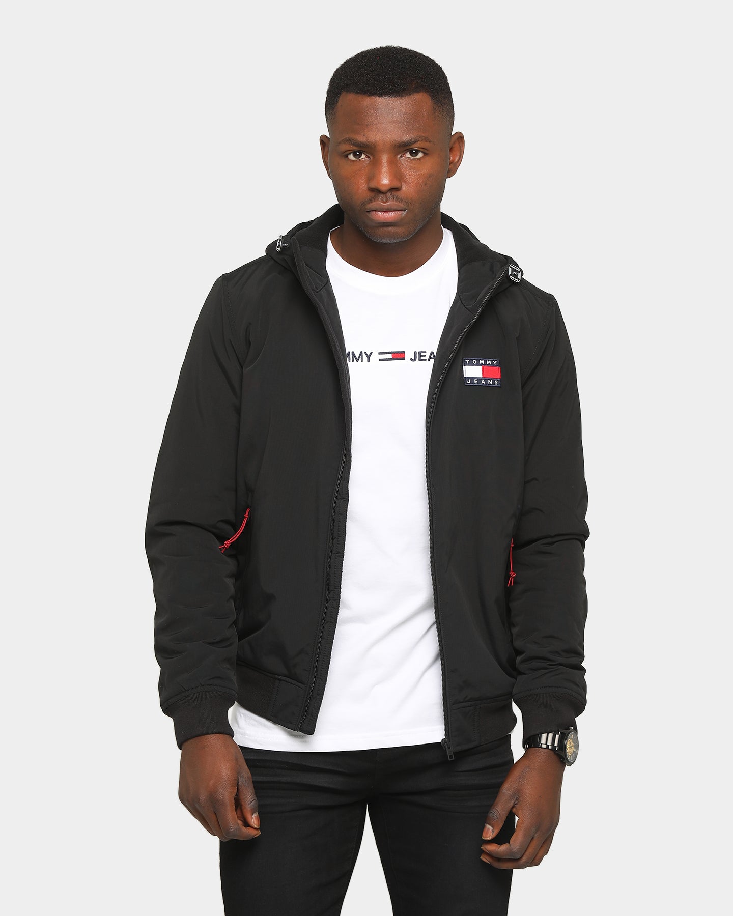 tommy jeans padded nylon jacket