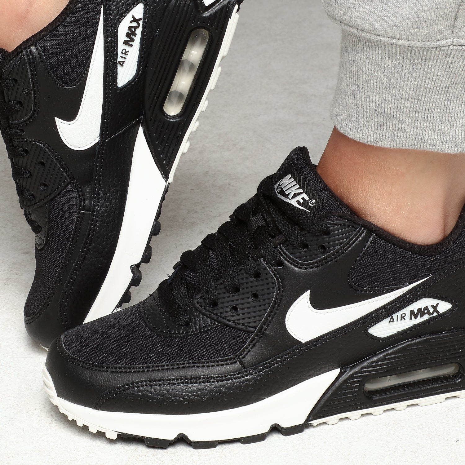 ladies black nike air max 90