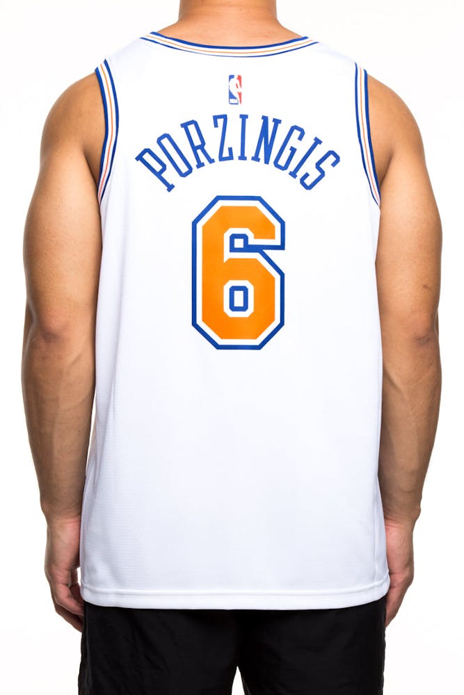 Nike New York Knicks #6 Kristaps Porziņģis Alternate ...
