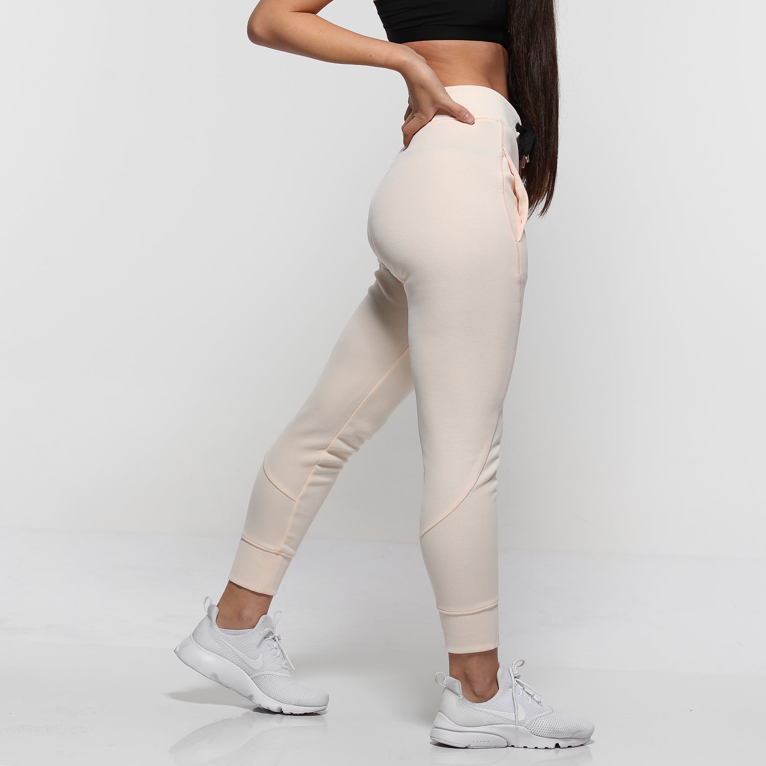 nike air womens joggers rose gold