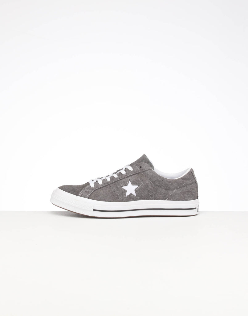 Converse One Star Suede Low GreyWhiteBlack Converse One Star Suede Low GreyWhiteBlack